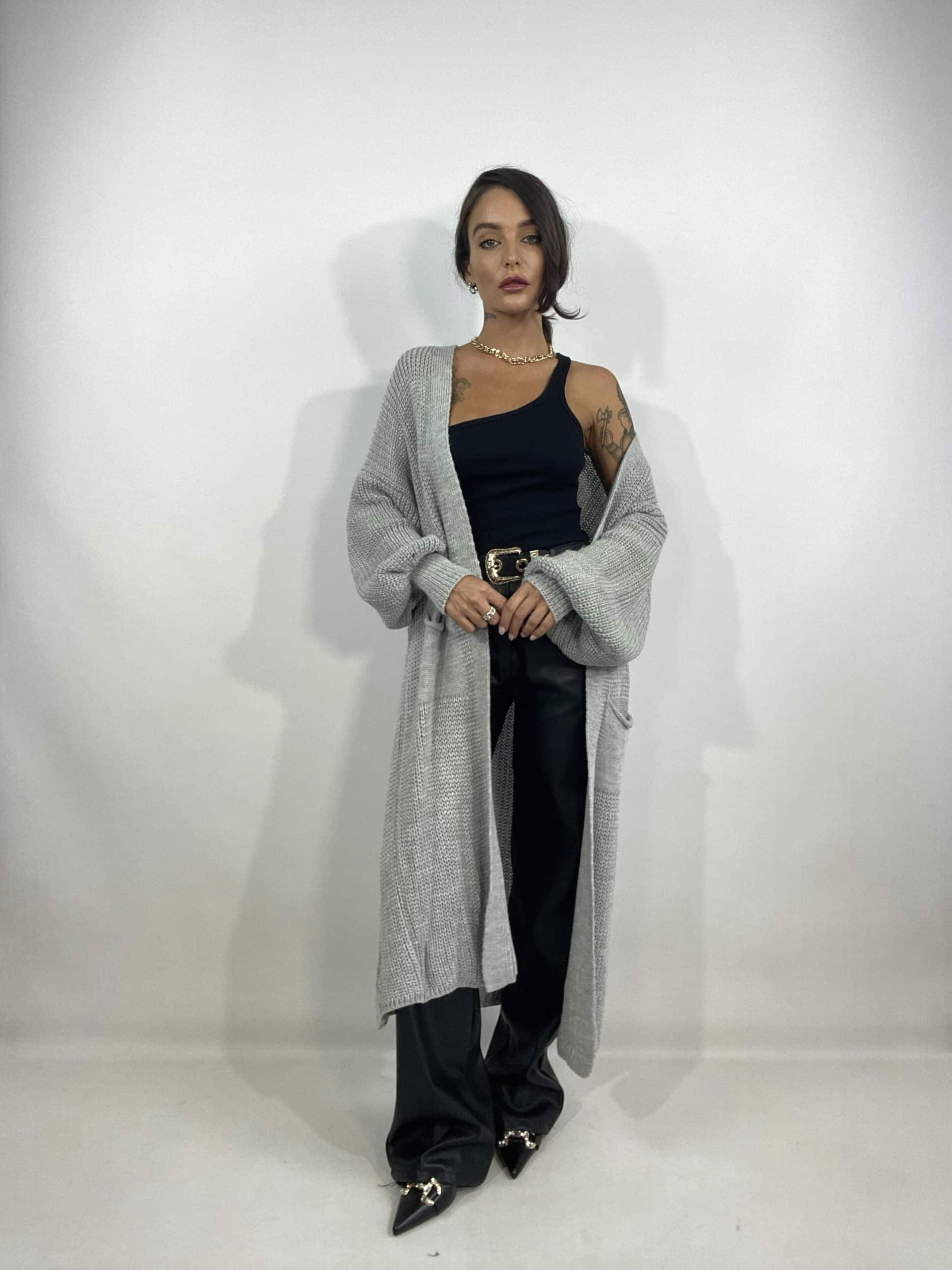 Maxi Cardigan Lara - Nero