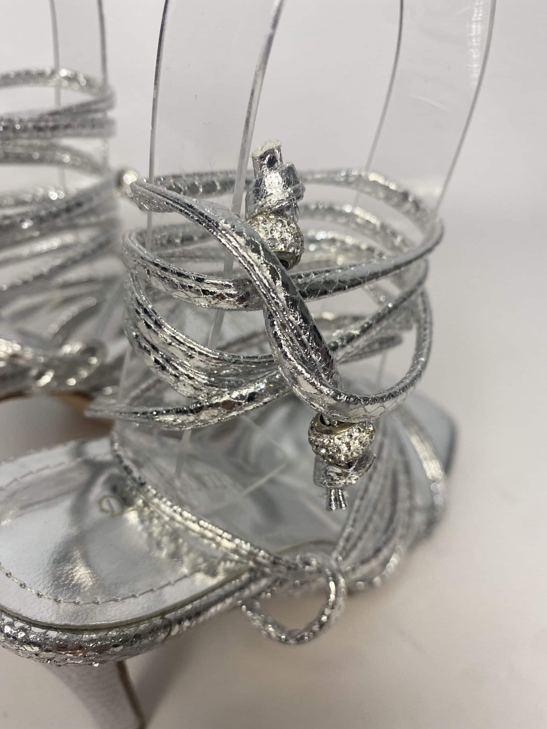 Sandali Snake Alla Schiava  - Argento