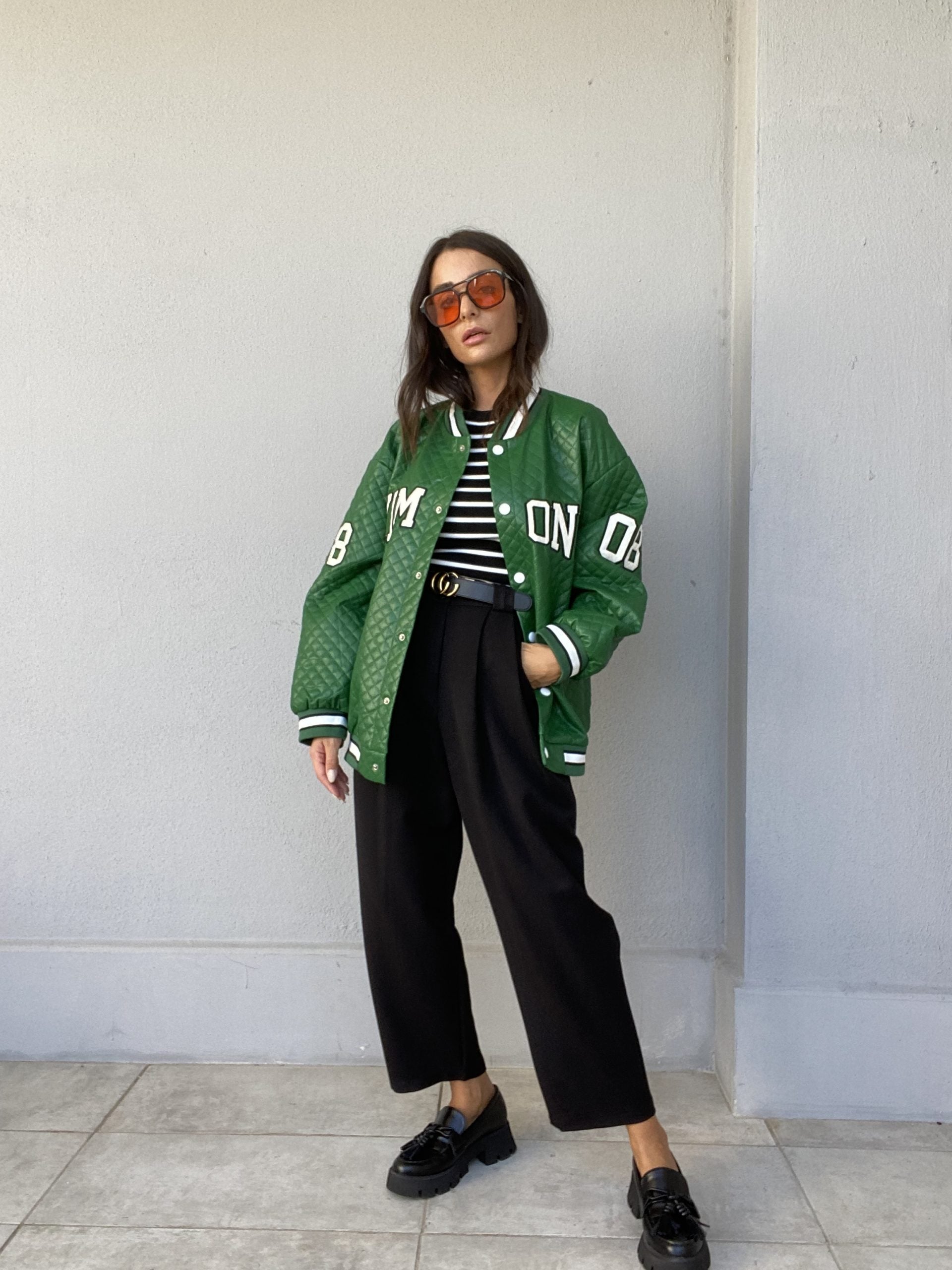 Top Costine Righe - Nero / Bianco