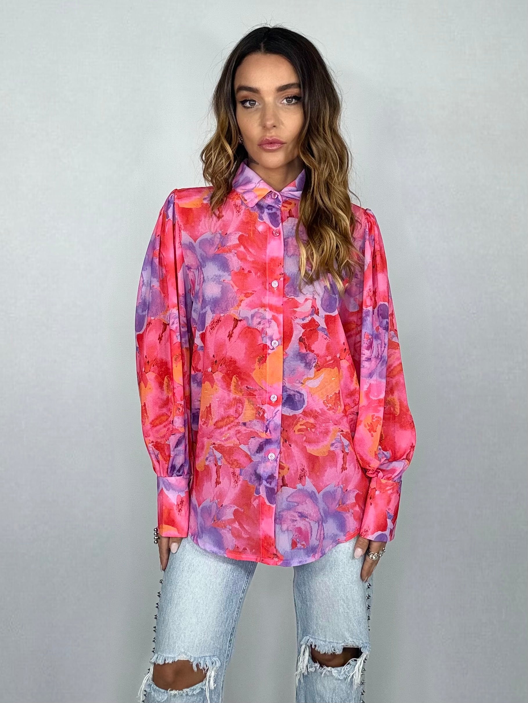 Camicia Shadow - Rosa / Lilla