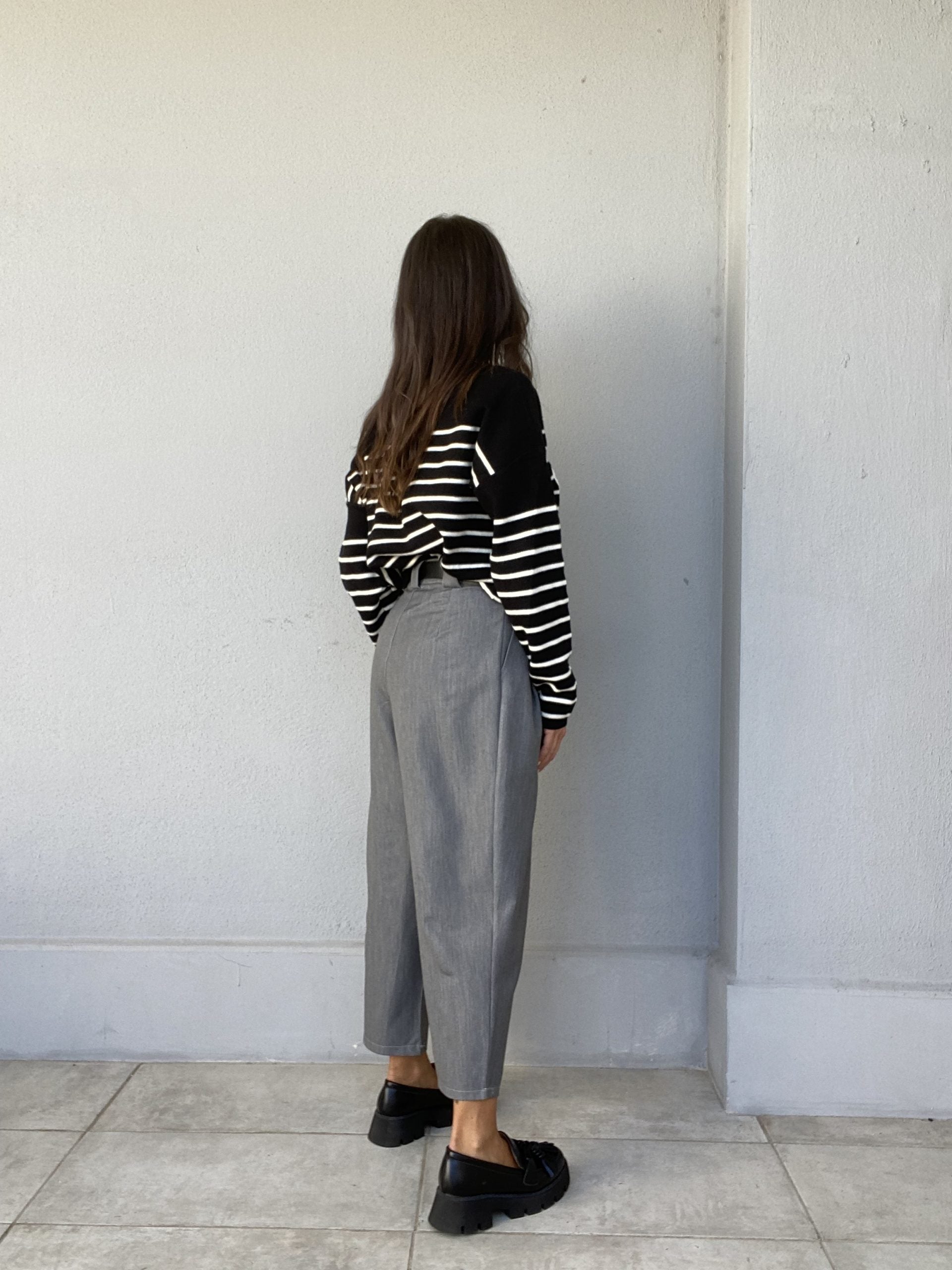 Pantaloni Completo Pinces - Grigio Scuro