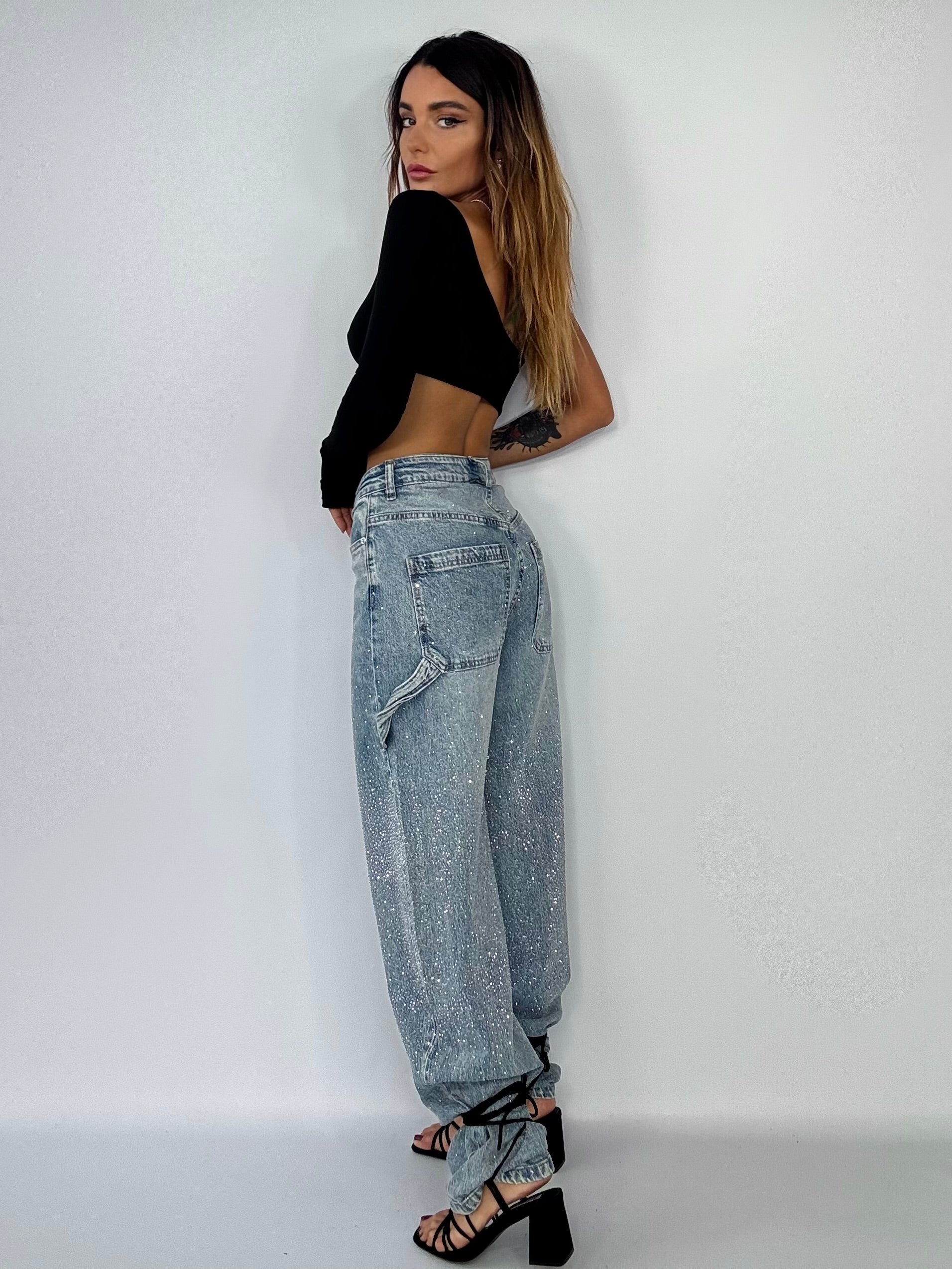 Body Monospalla Cut Out - Nero