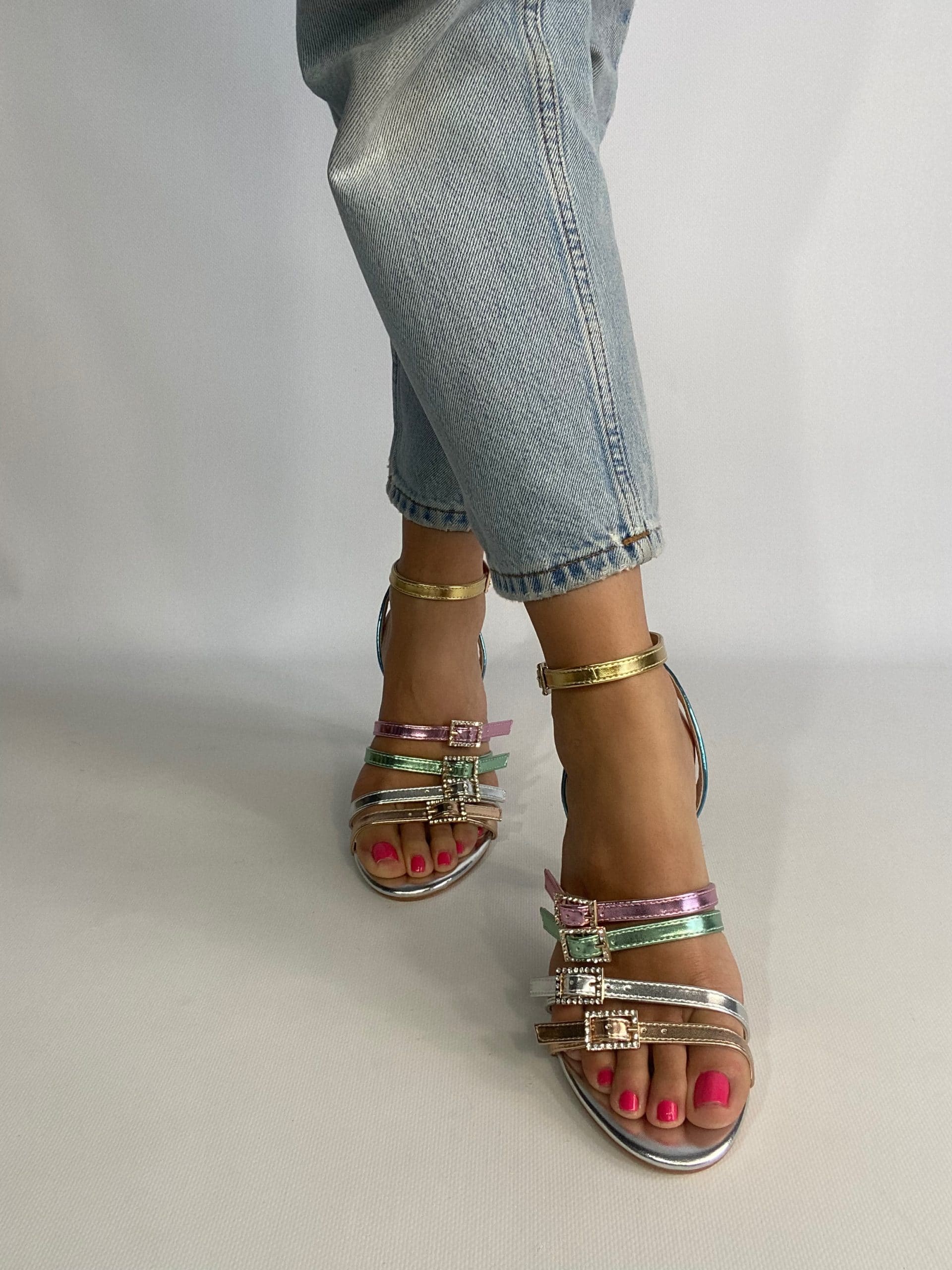 Sandali Tiffany - Multicolor / Argento
