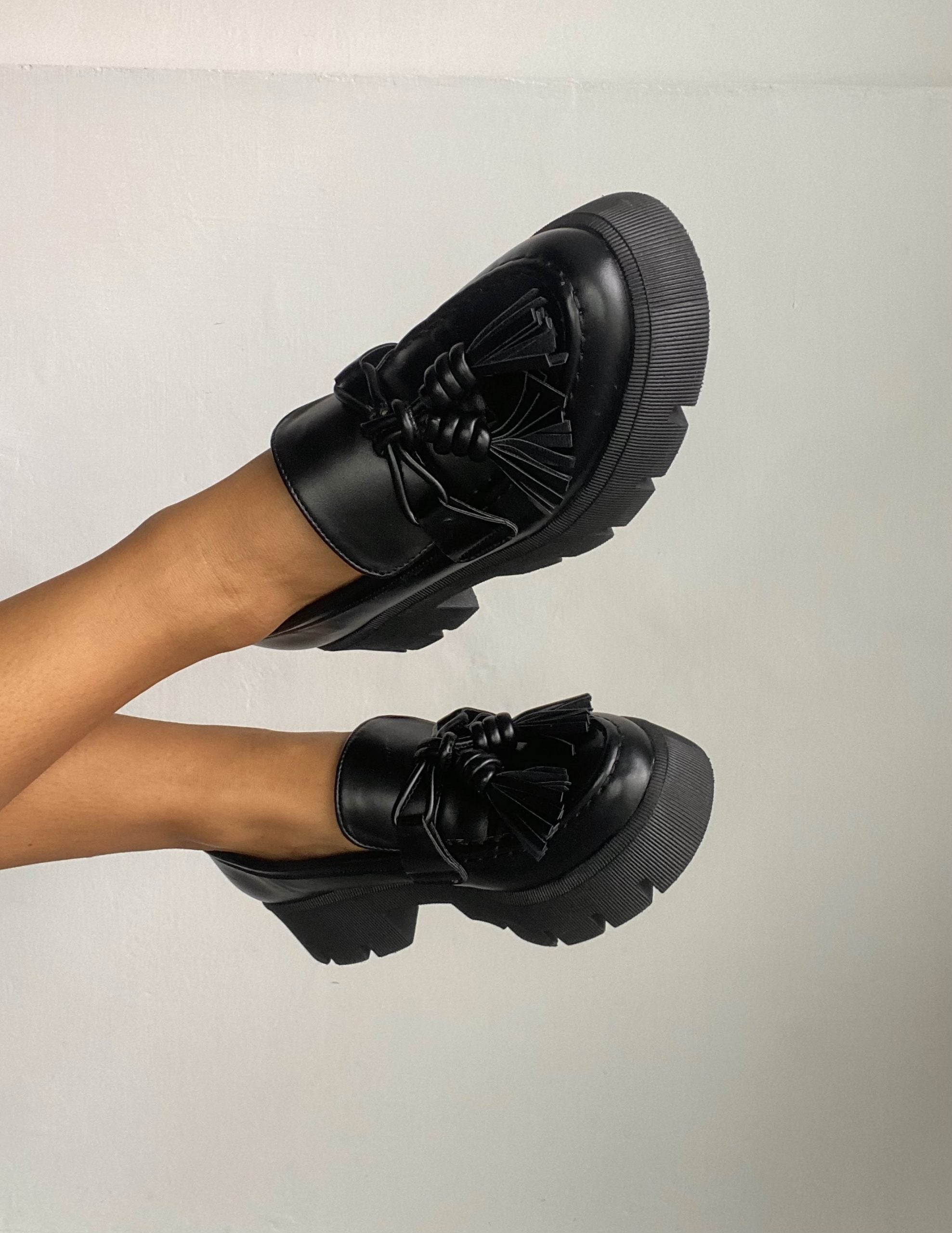 Mocassino Platform Nappine - Nero