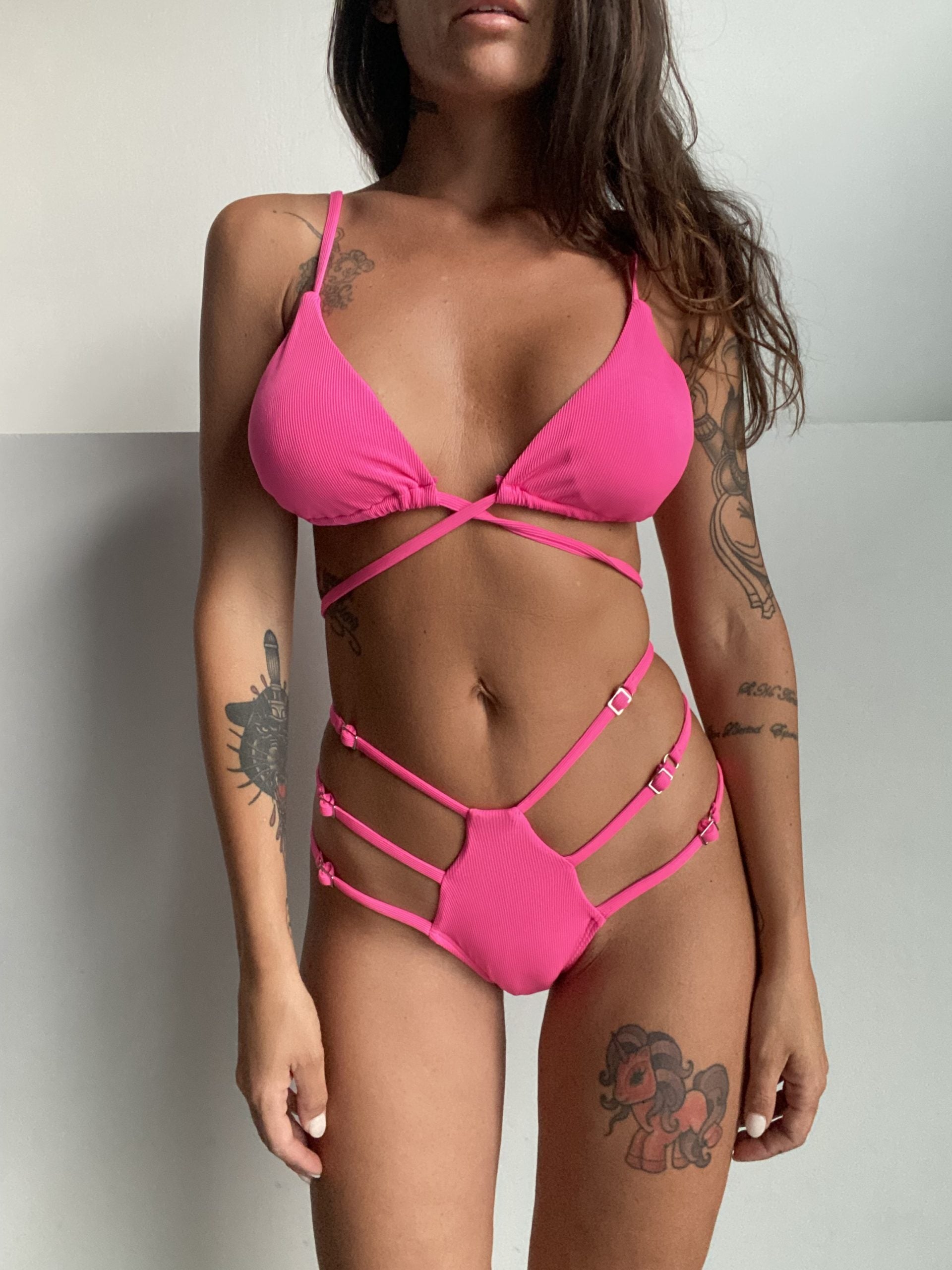 Bikini Brasiliana Gisele - Fucsia