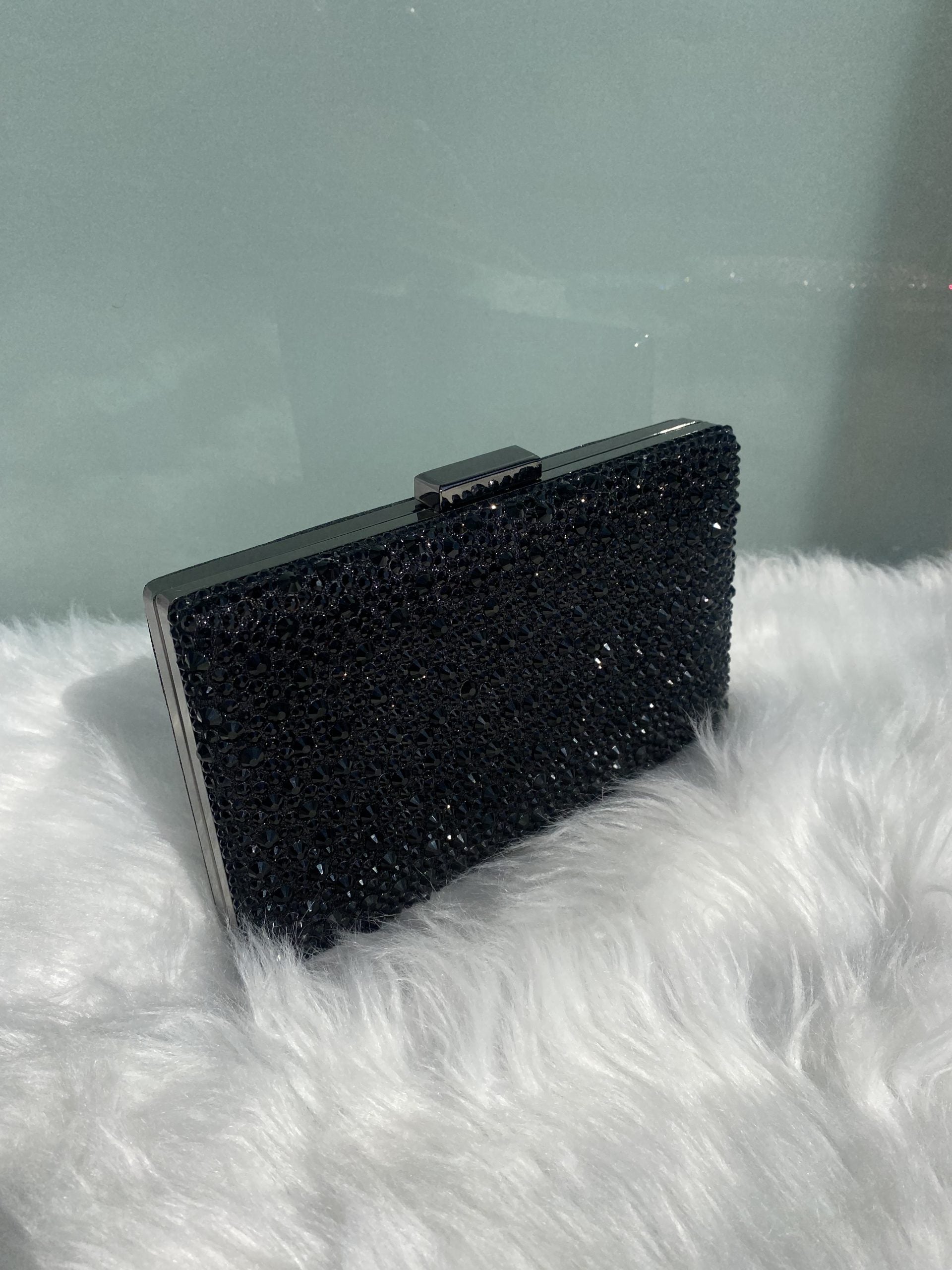 Borsa Clutch Sparkle - Nero Diamond