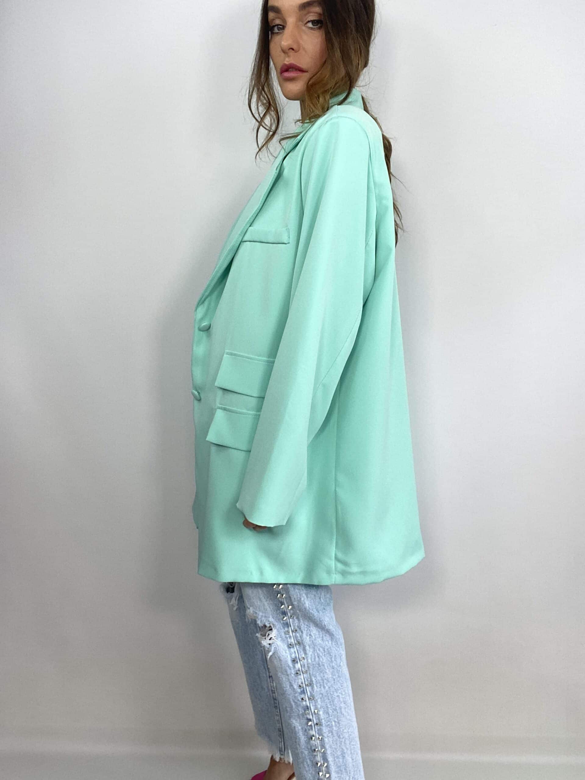 Blazer Super Over - Verde Acqua