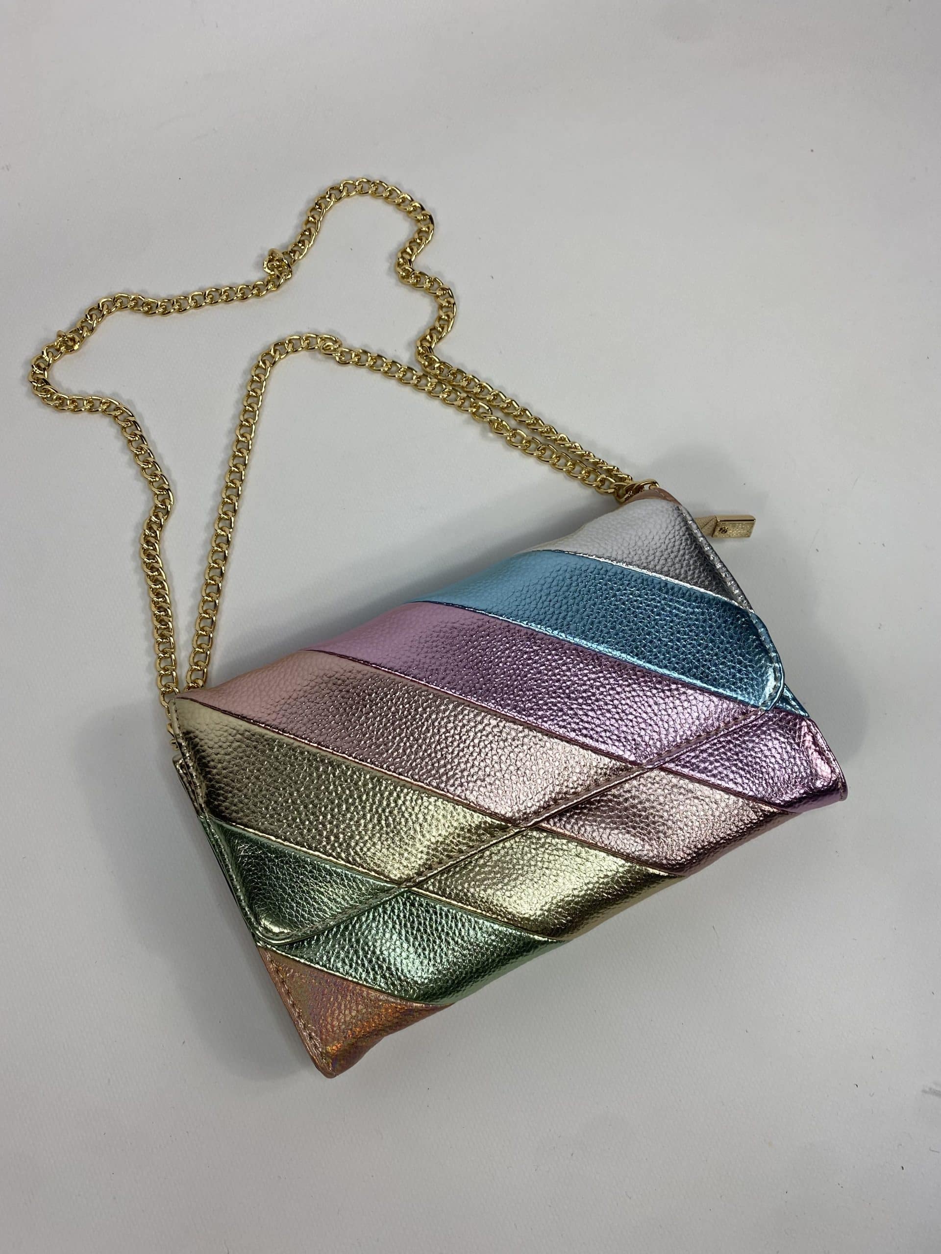 Clutch Multicolor con Tracolla