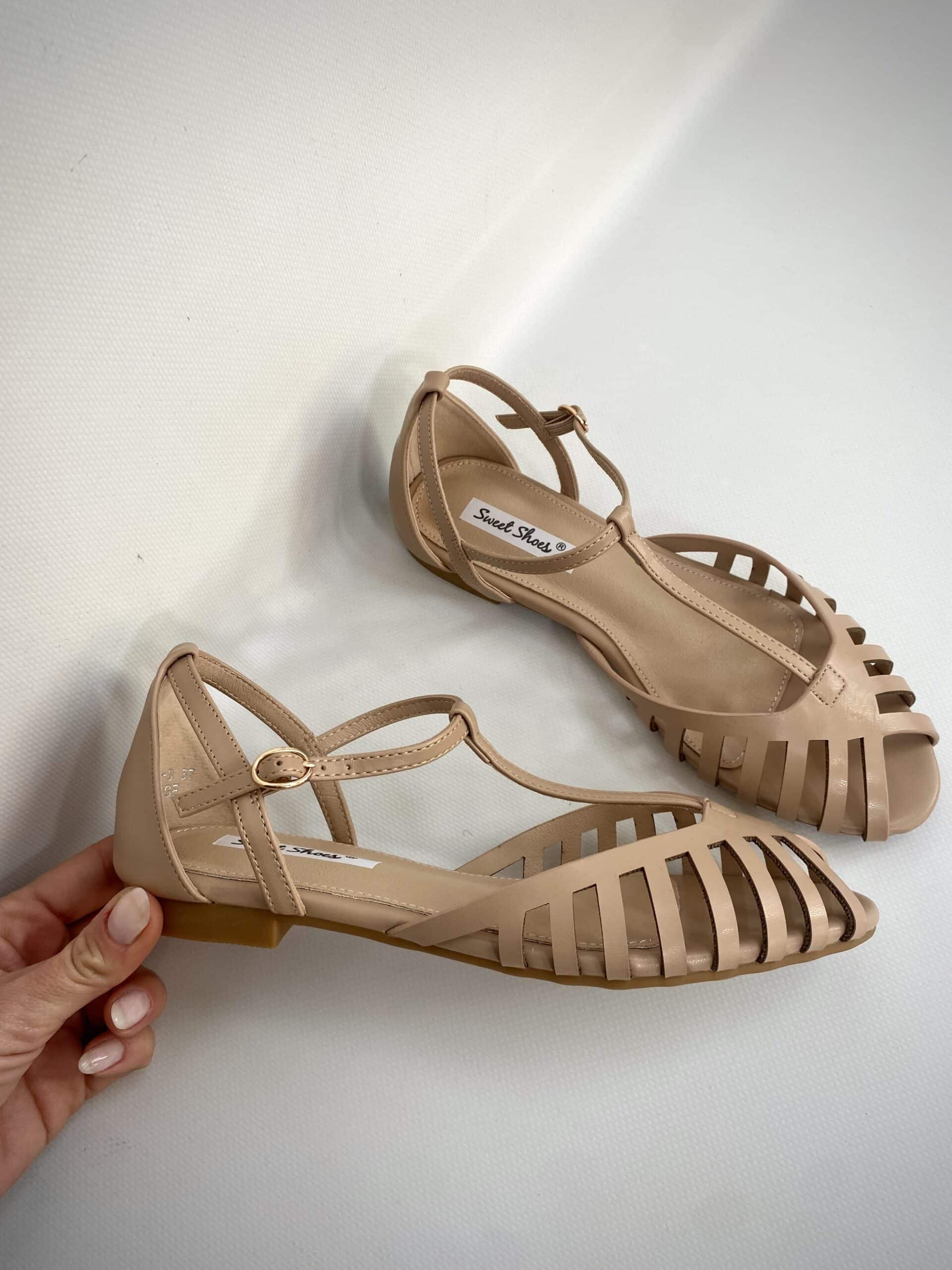 Sandali New Silla Flat - Nude