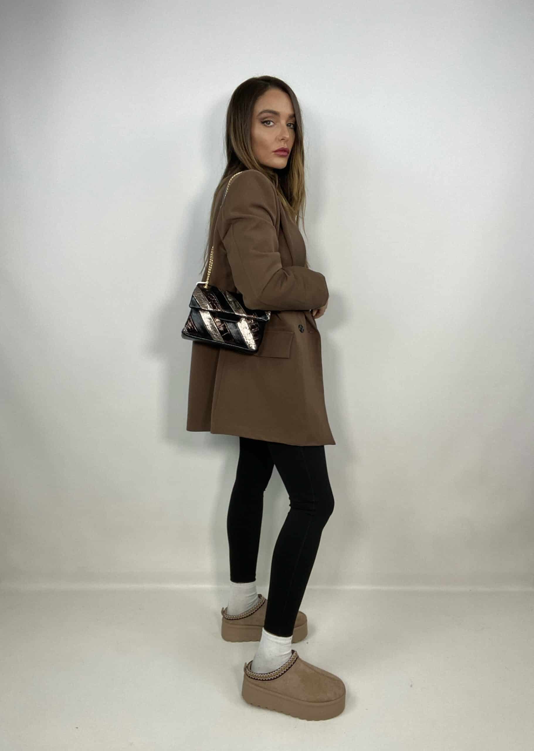 Blazer Doppio Petto - Marrone