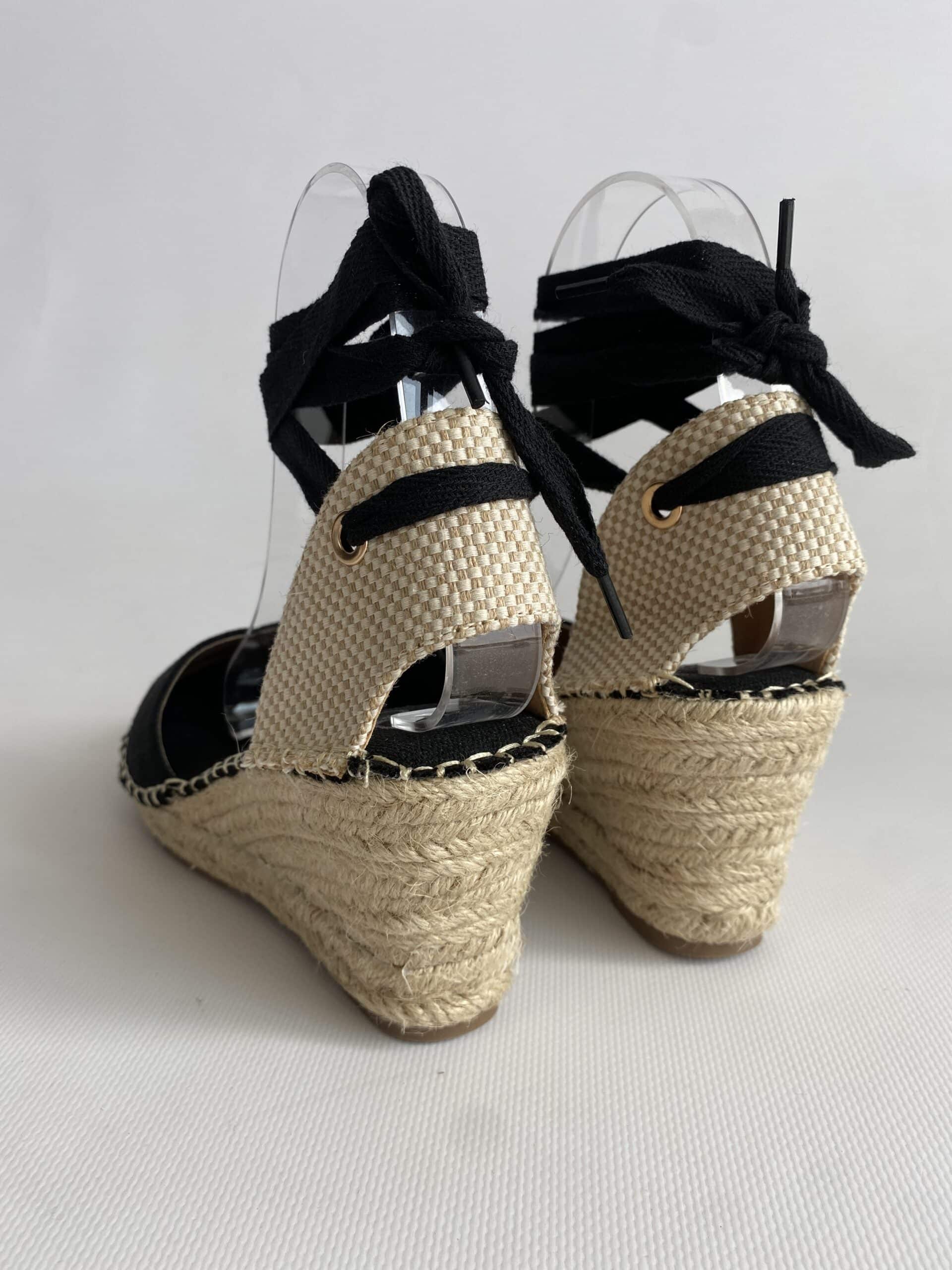 Espadrillas Lacci alla Schiava - Nero