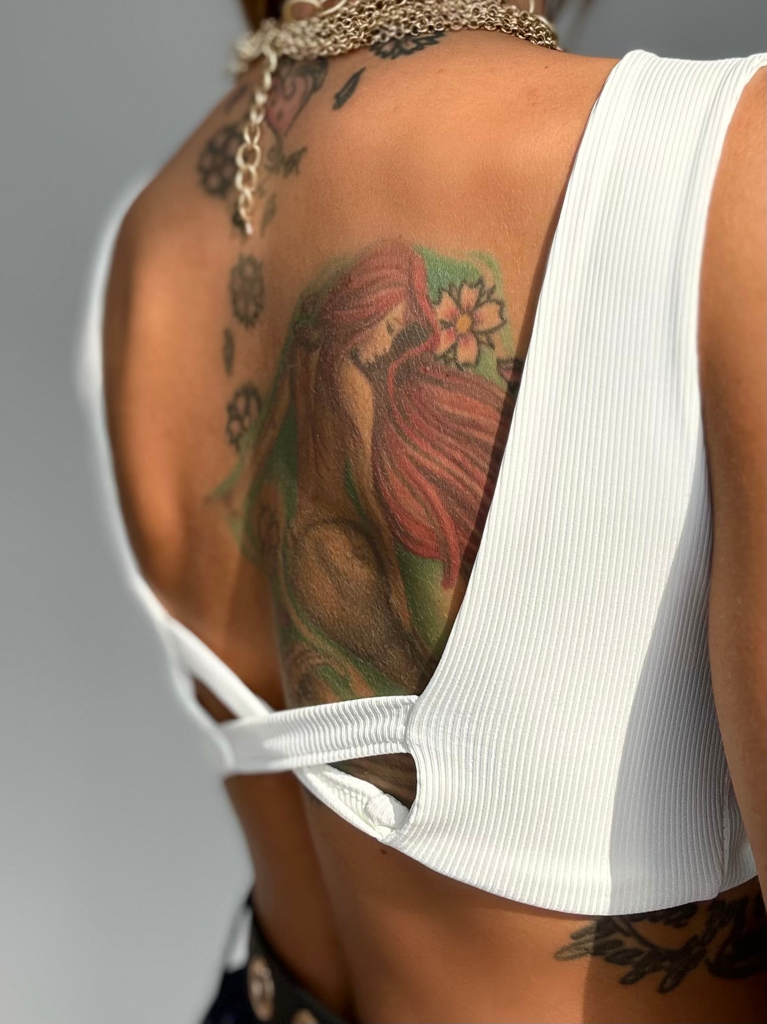 Top Sporty Incrocio - Bianco