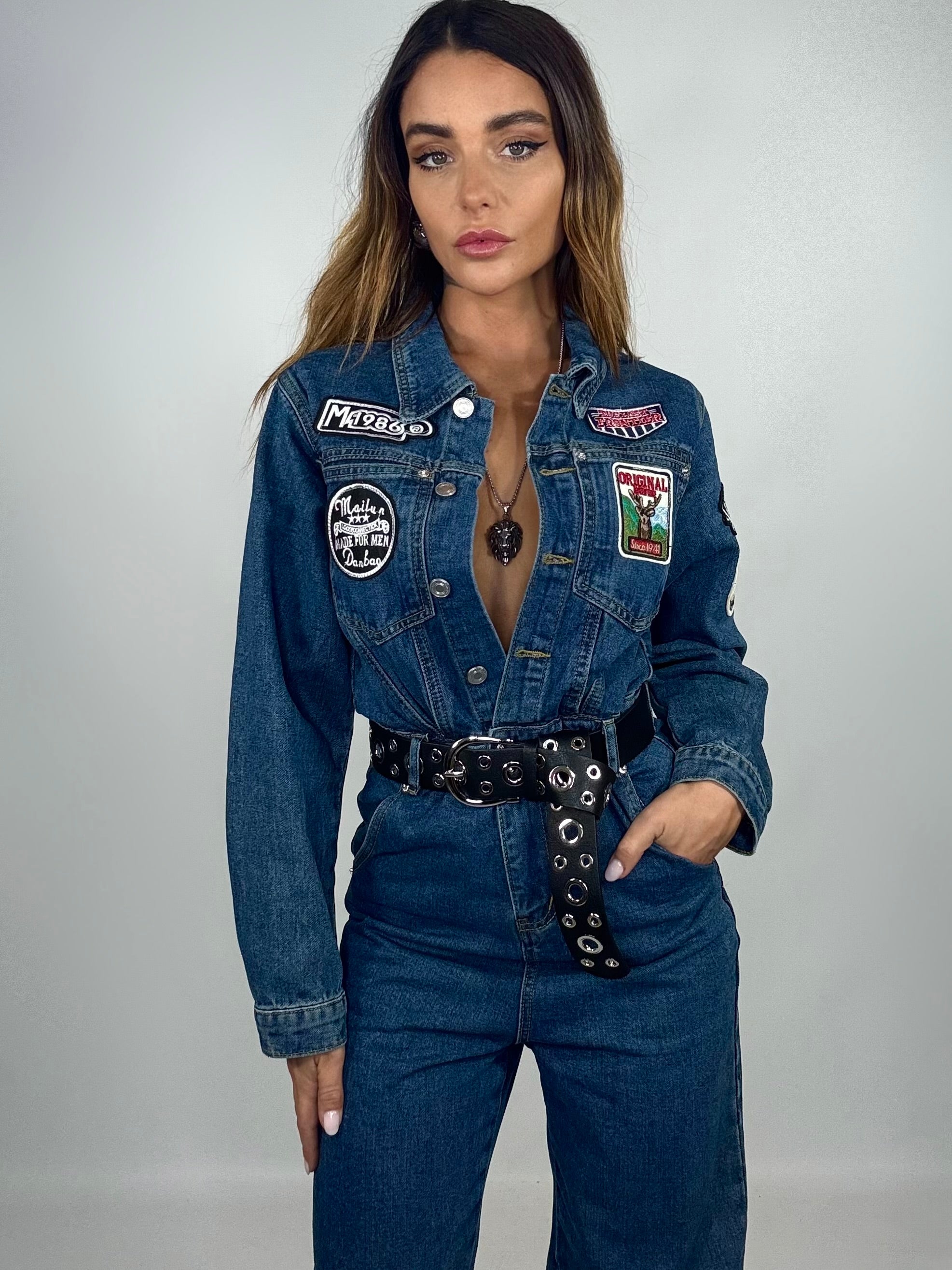 Tuta Jeans Patch