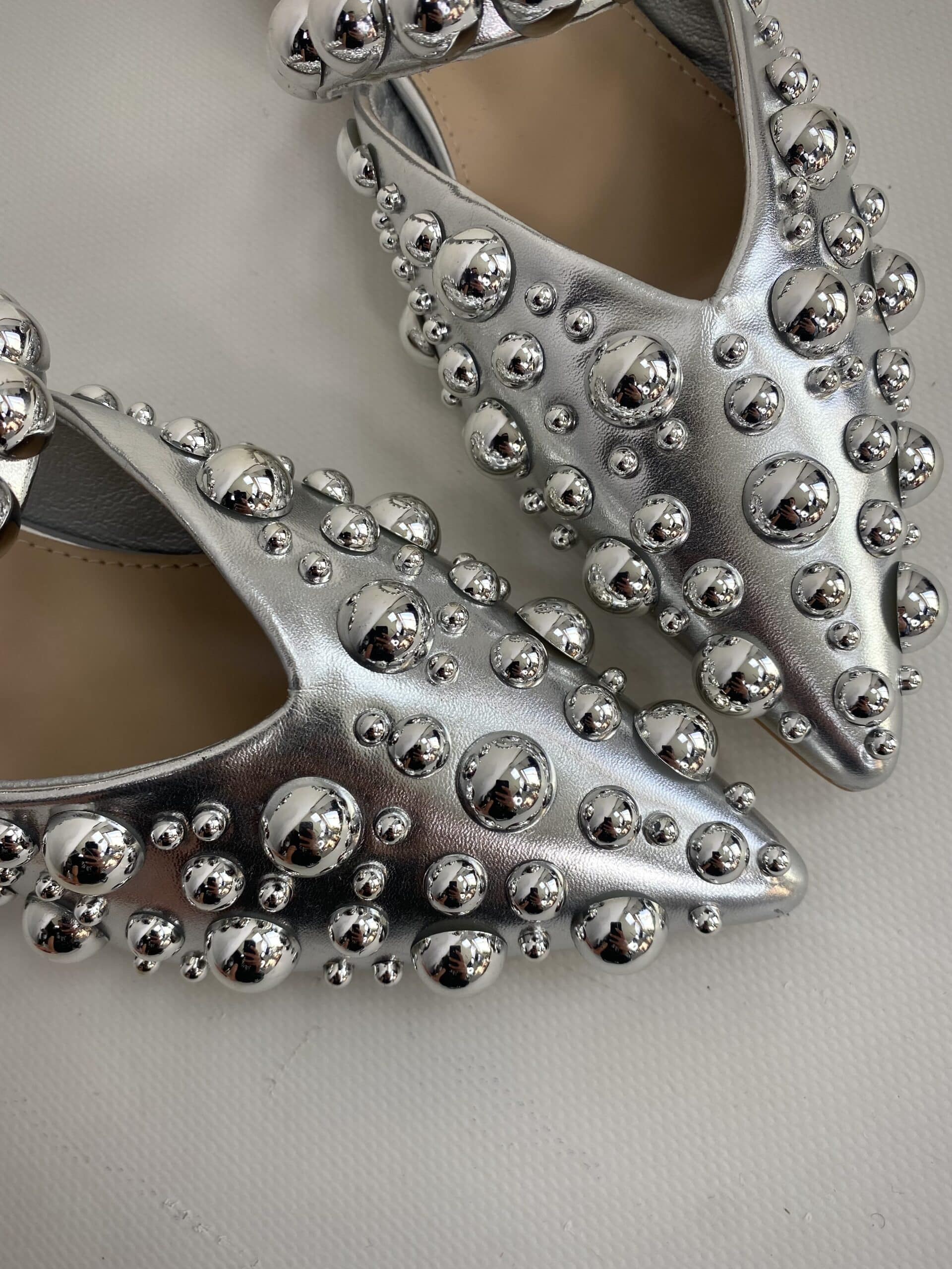 Sabot Con Borchie - Argento.