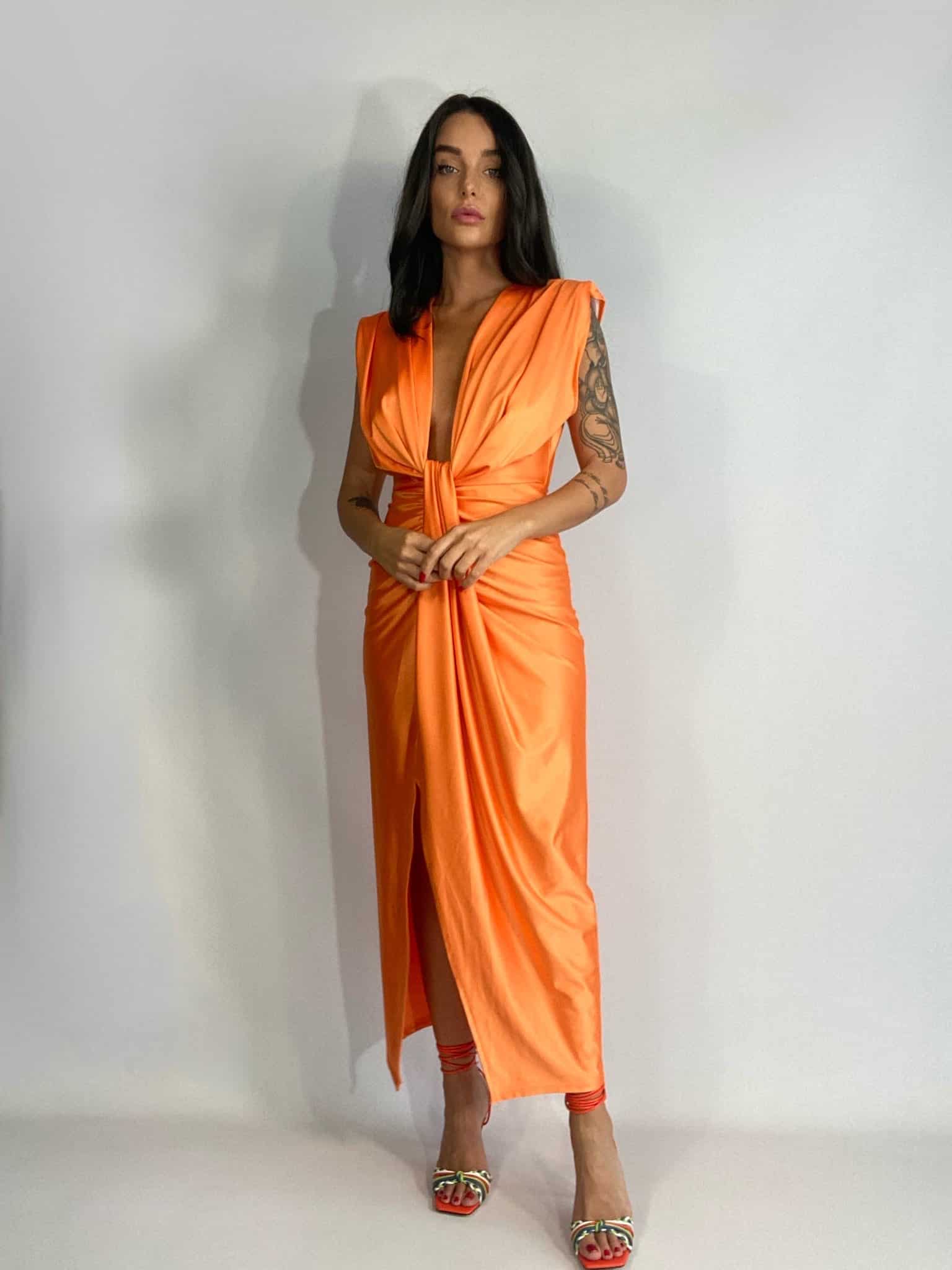 Maxi Dress 80s - Azzurro