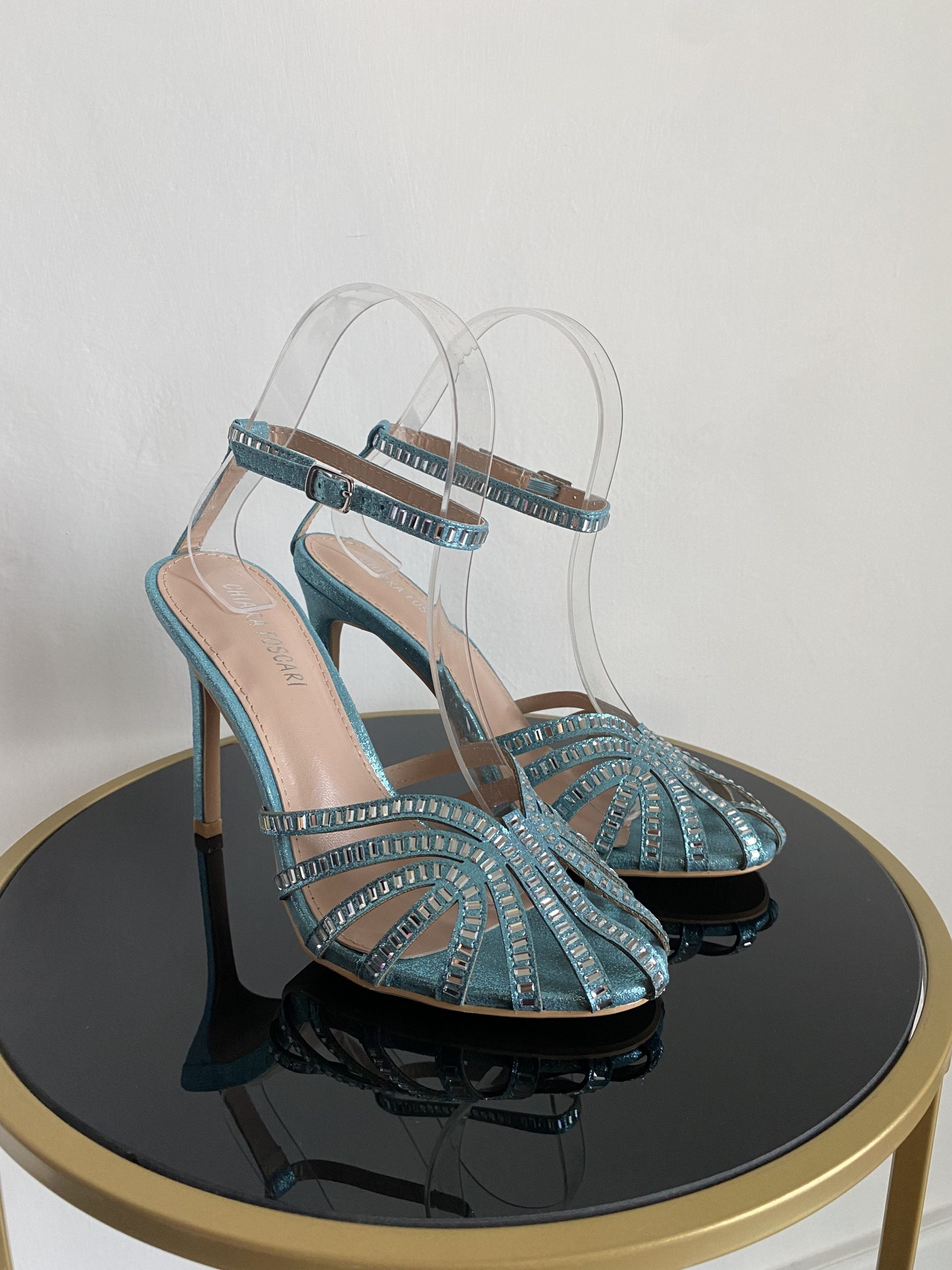 Sandali Tango Lover Sparkle - Azzurro Diamond