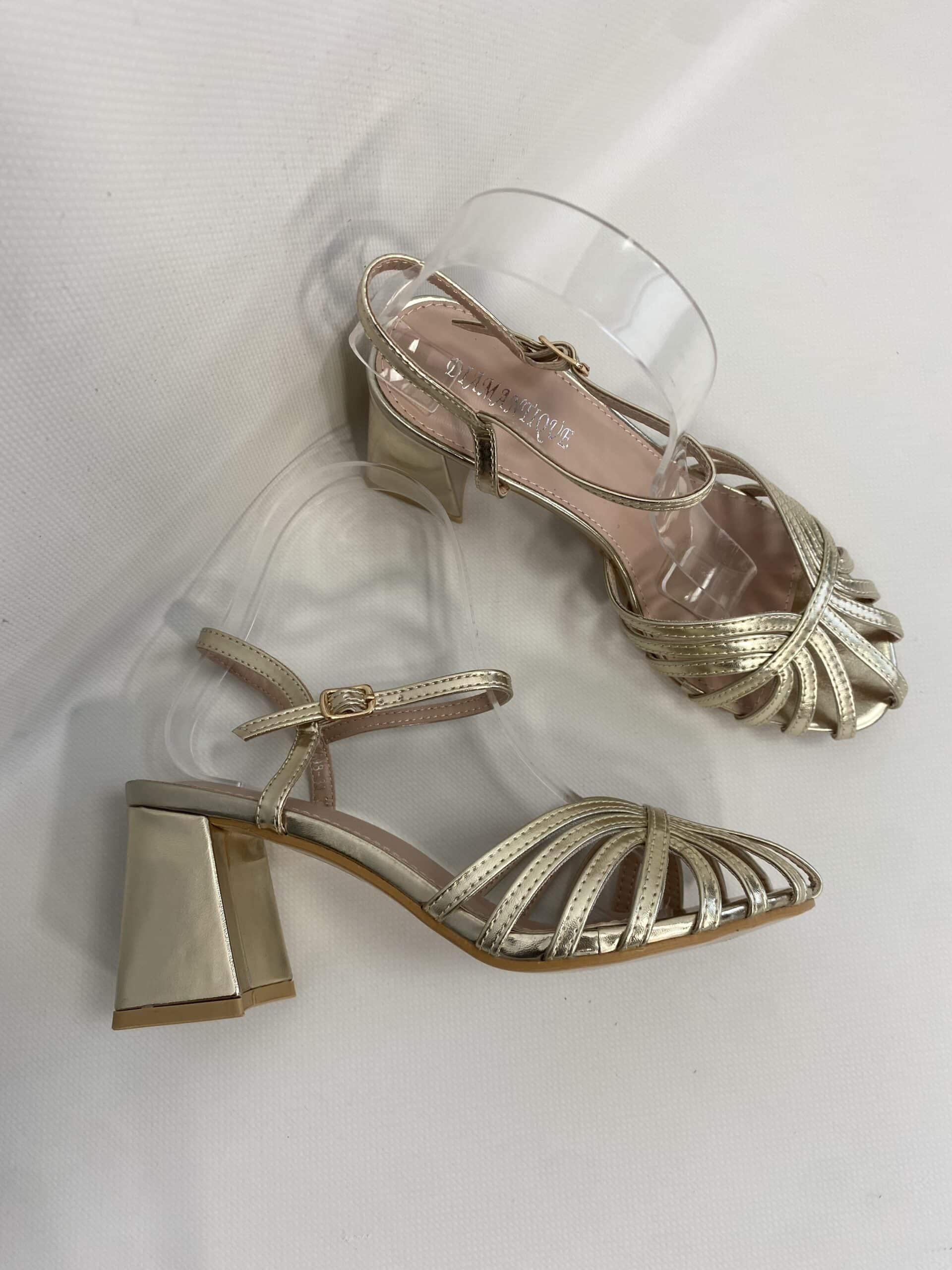 Sandali Tango Medium Comfort Heels - Oro