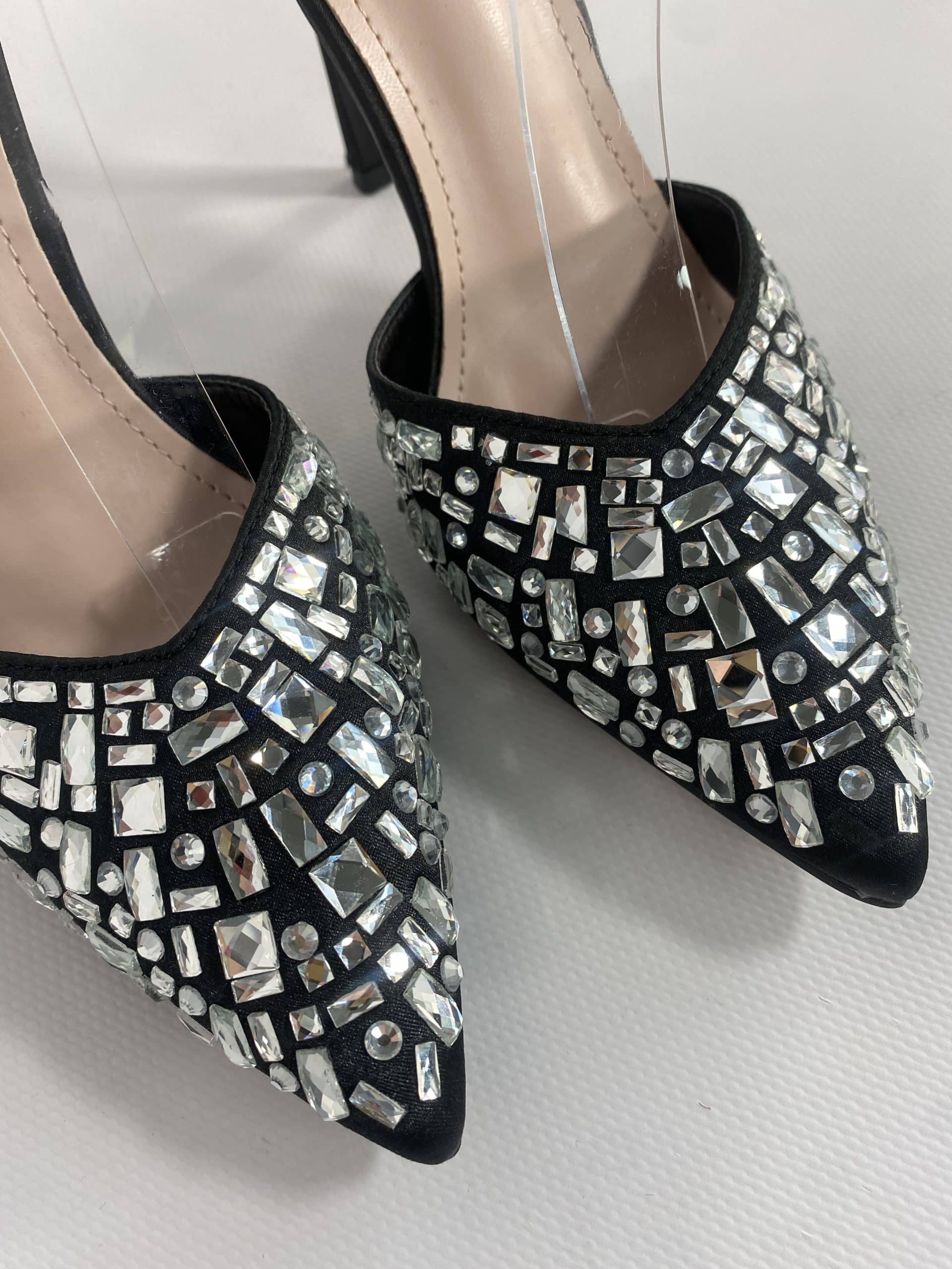Decollete Diamond Waterfall - Nero