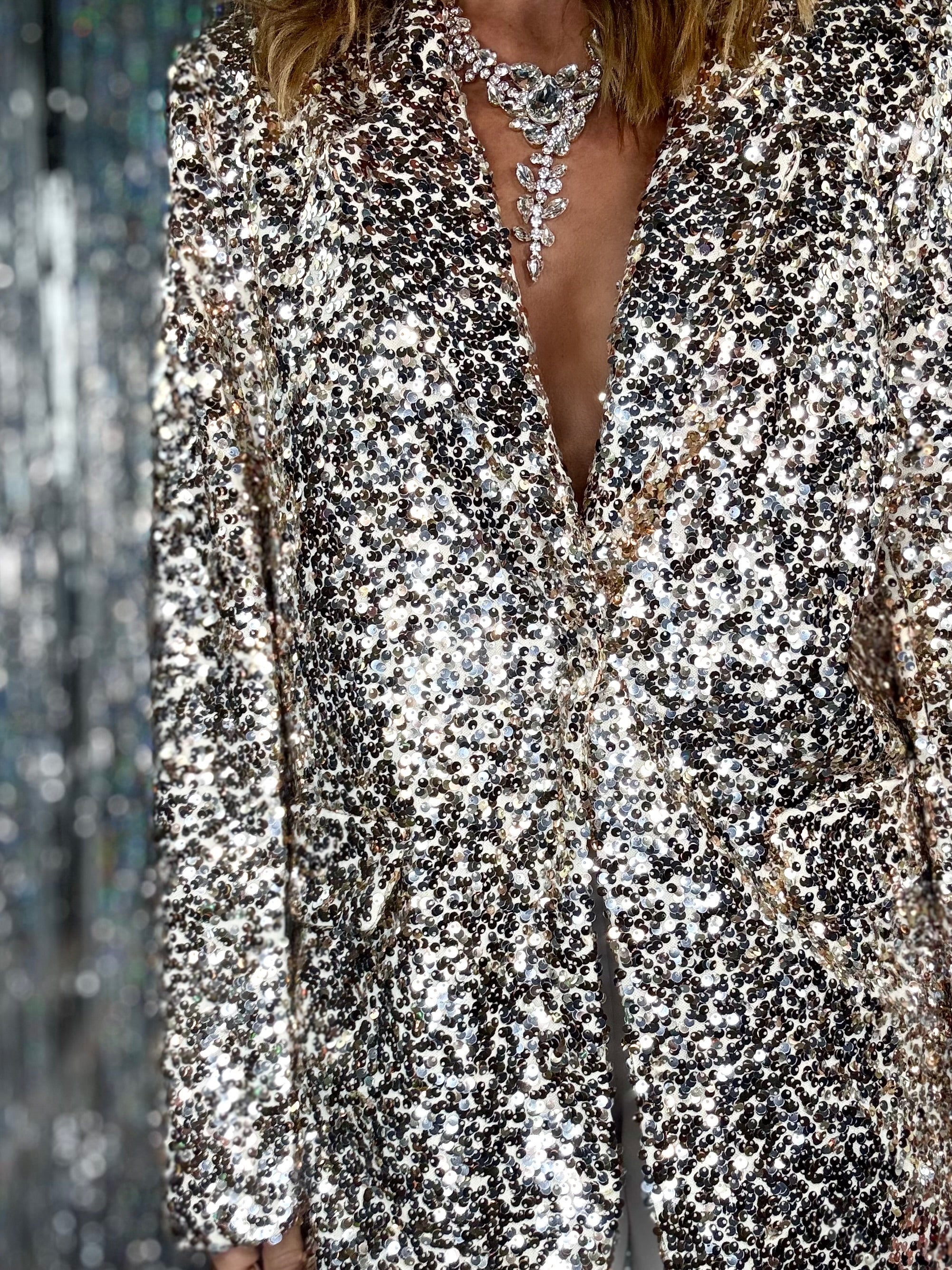 Blazer Paillettes - Oro.