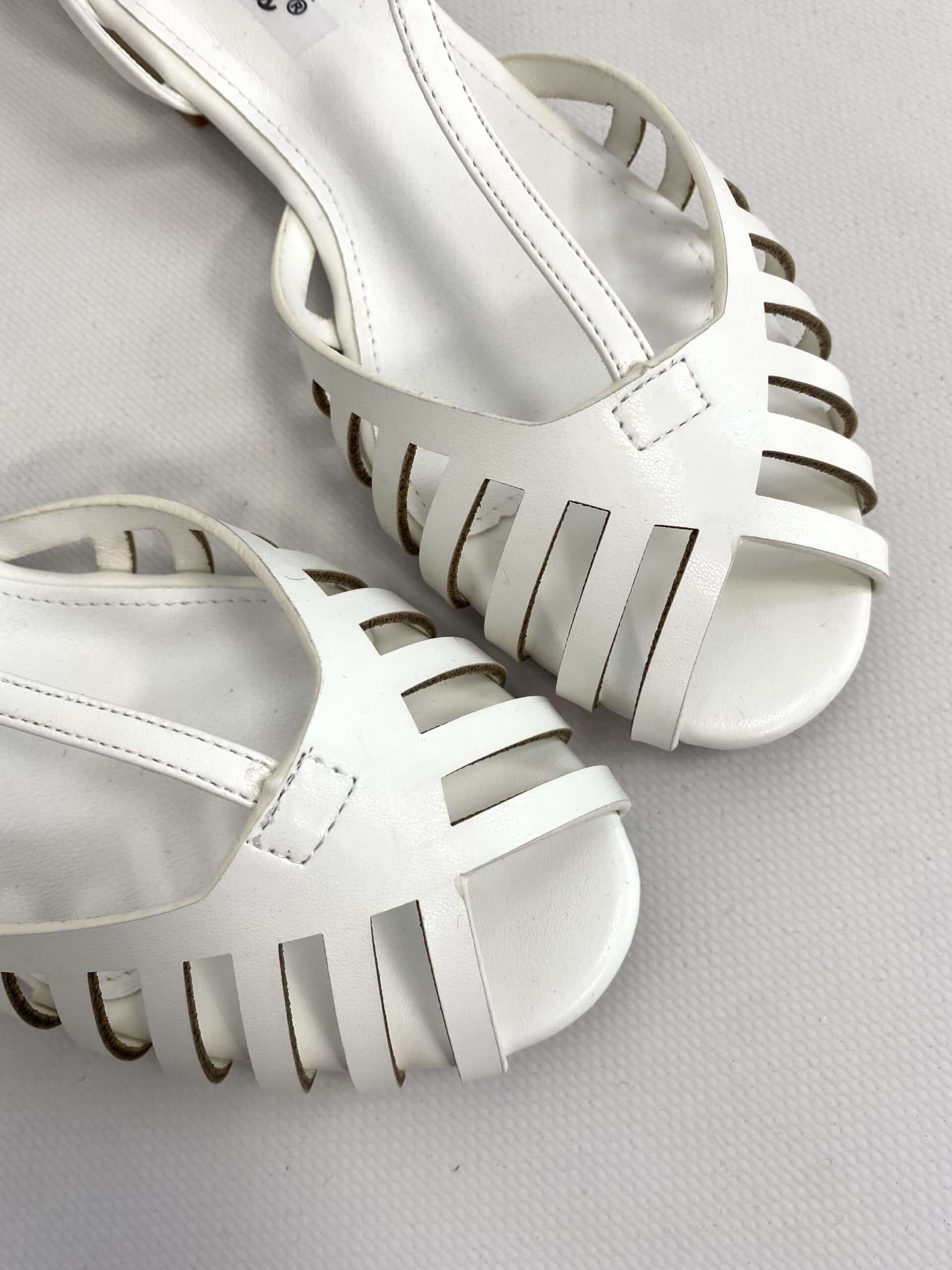 Sandali New Silla Flat - Bianco