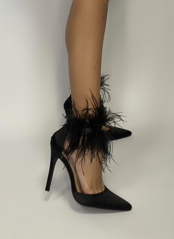 Decollete Plumage - Nero