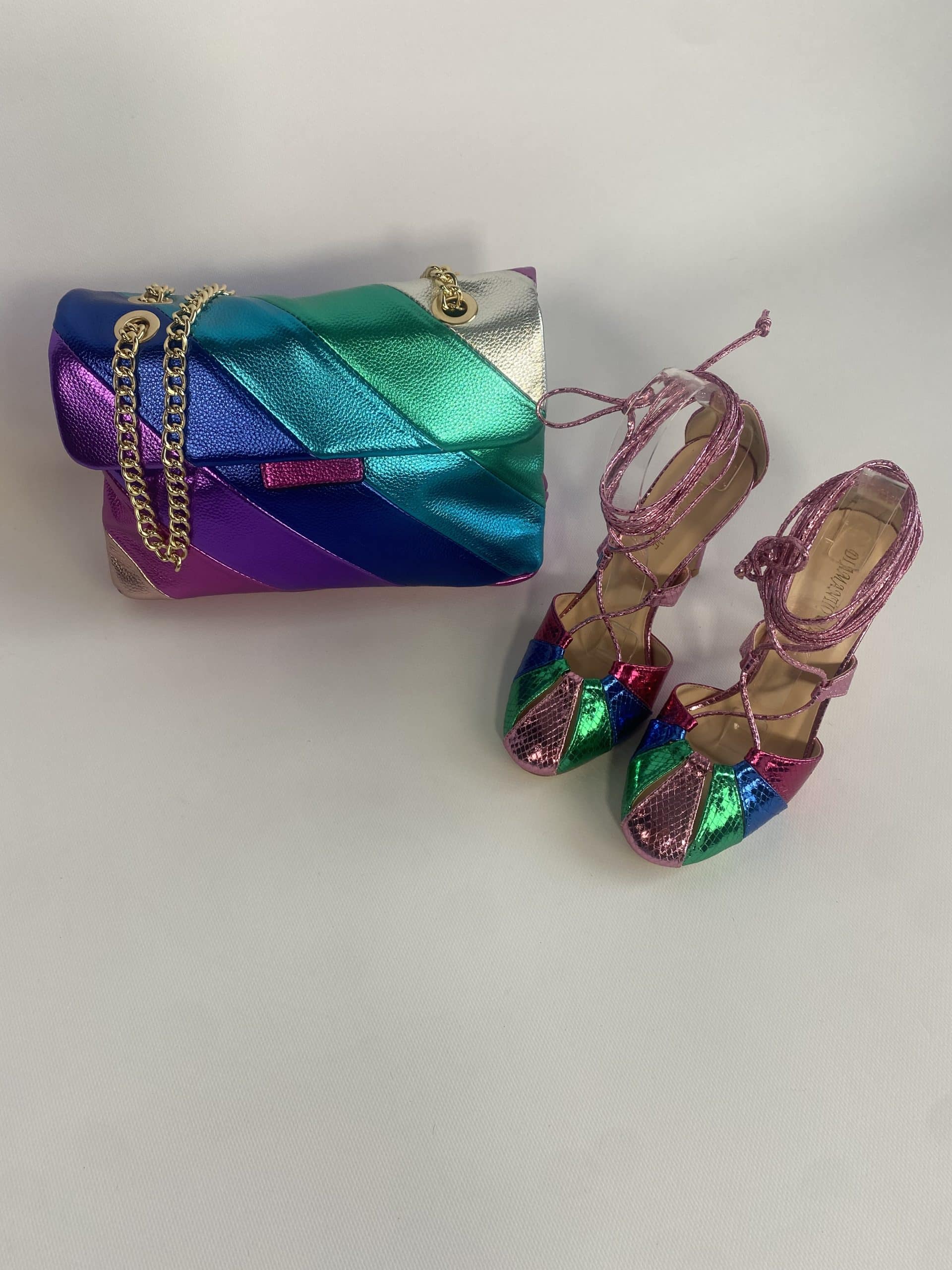 Sandali Miley Alla Schiava  - Multicolor / Fucsia