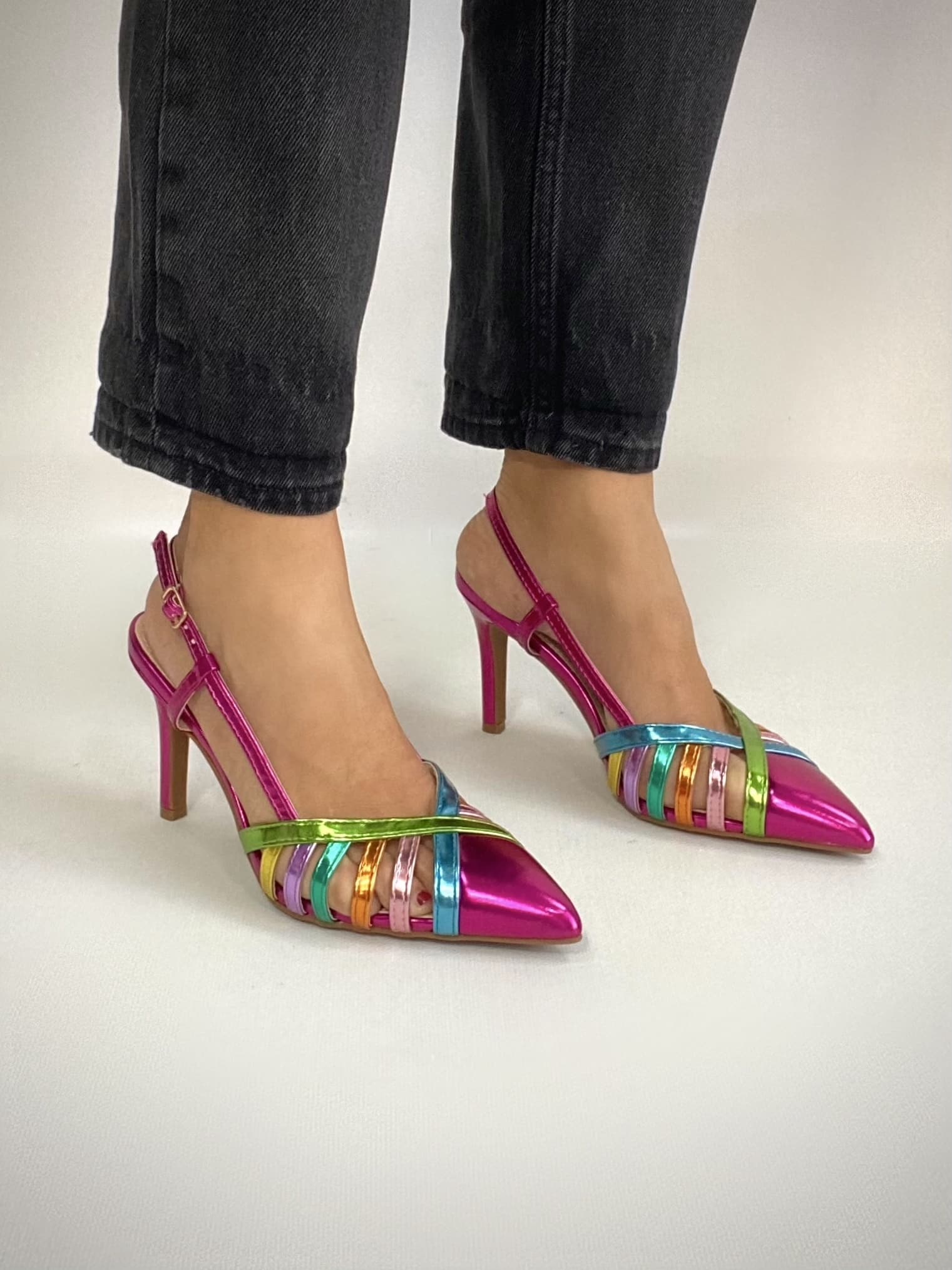 Slingback Silla 2.0 - Multicolor - Fucsia