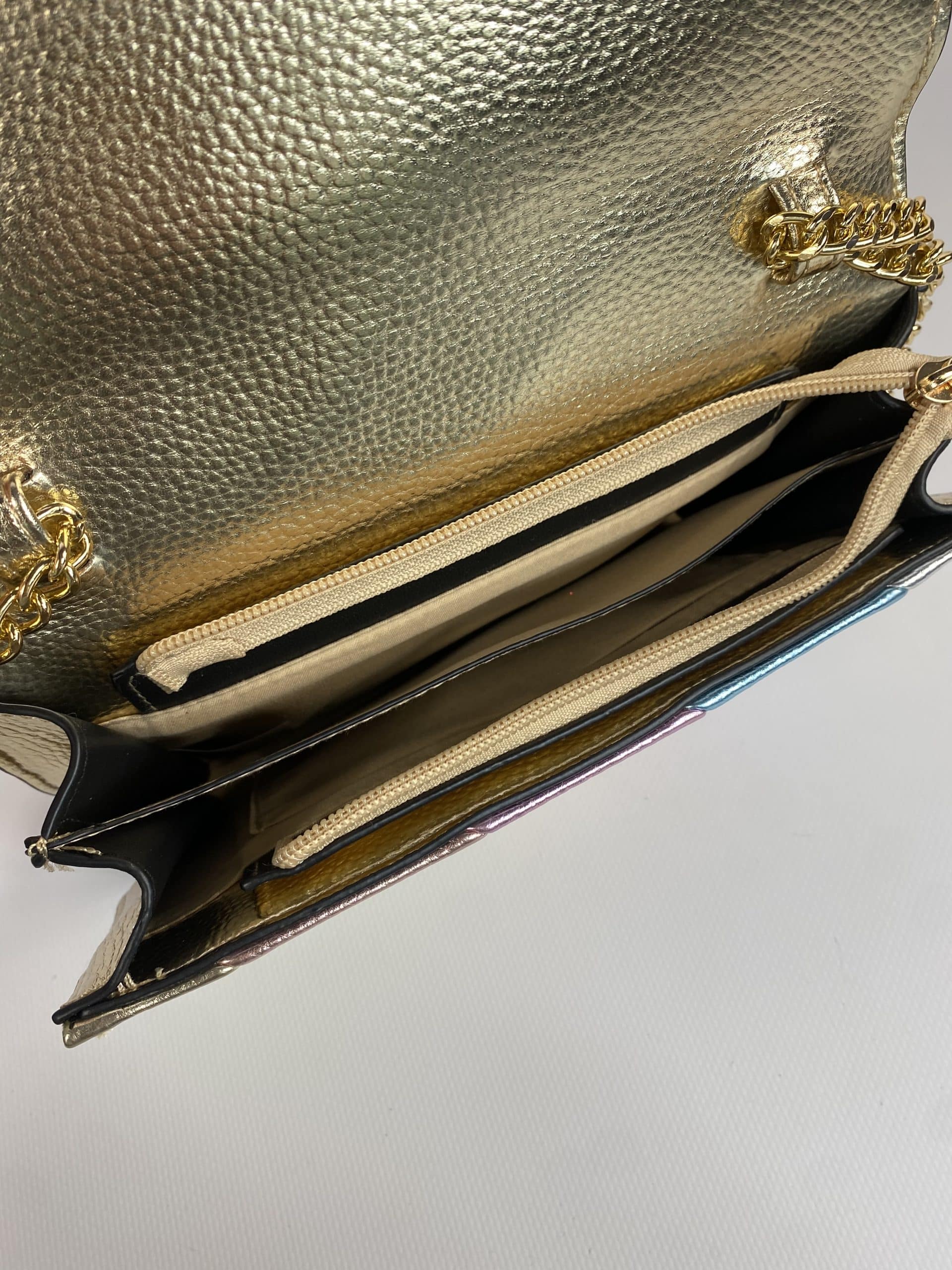 Clutch Multicolor con Tracolla