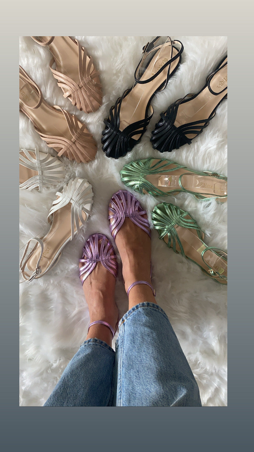 Sandali Tango Lover Flat Edition -Bianco