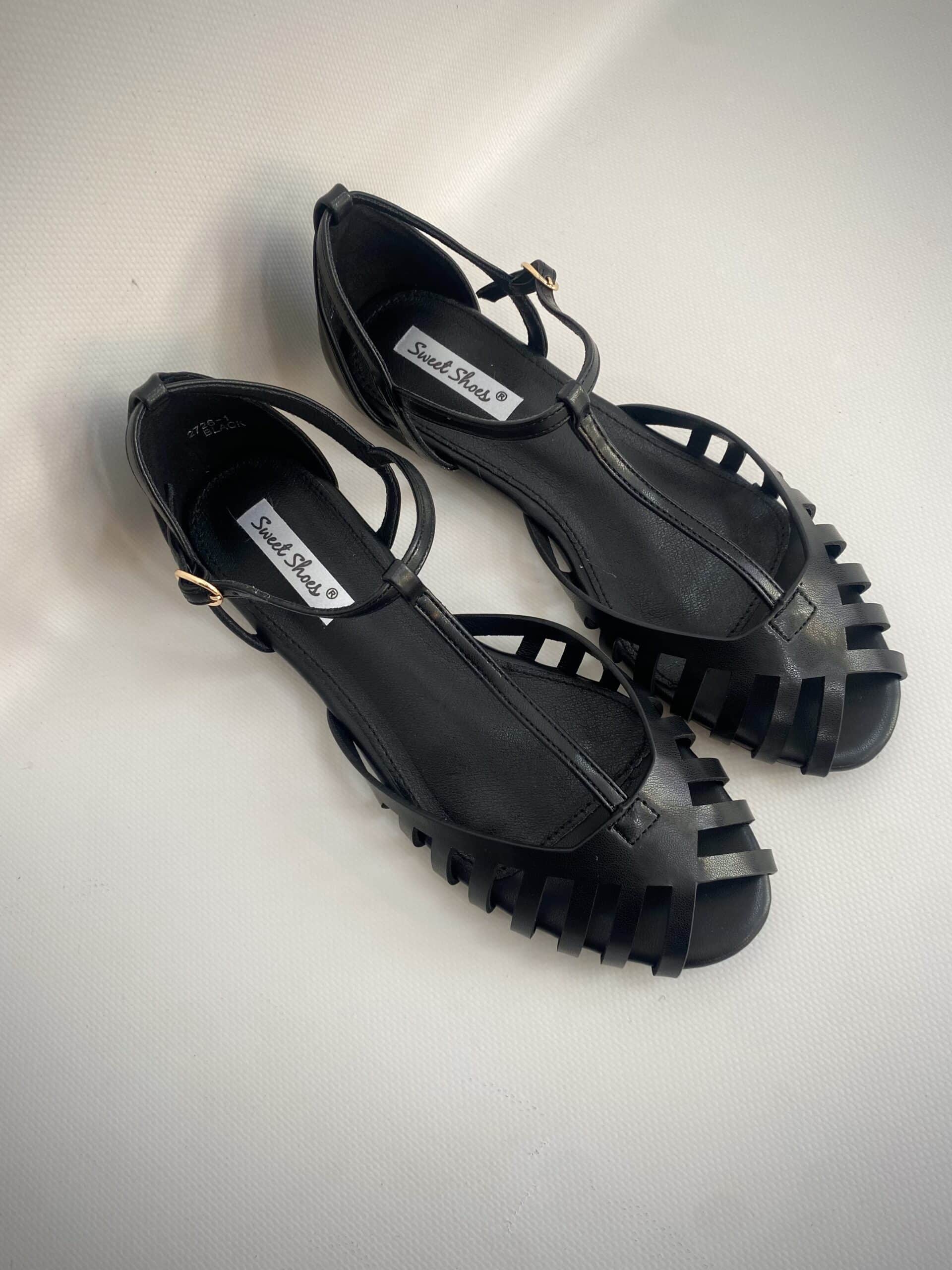 Sandali New Silla Flat - Nero