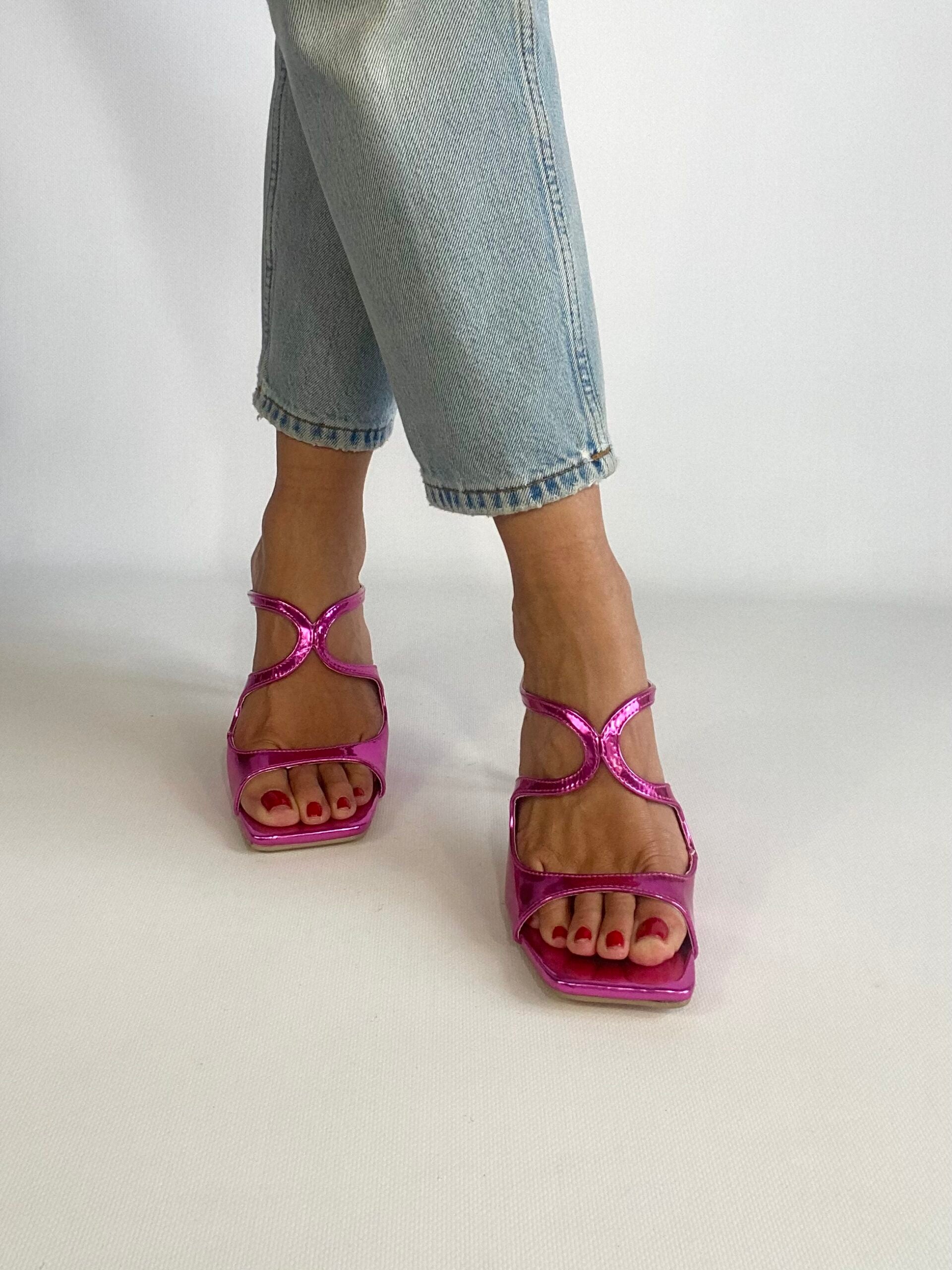 Mules Sally  - Fucsia