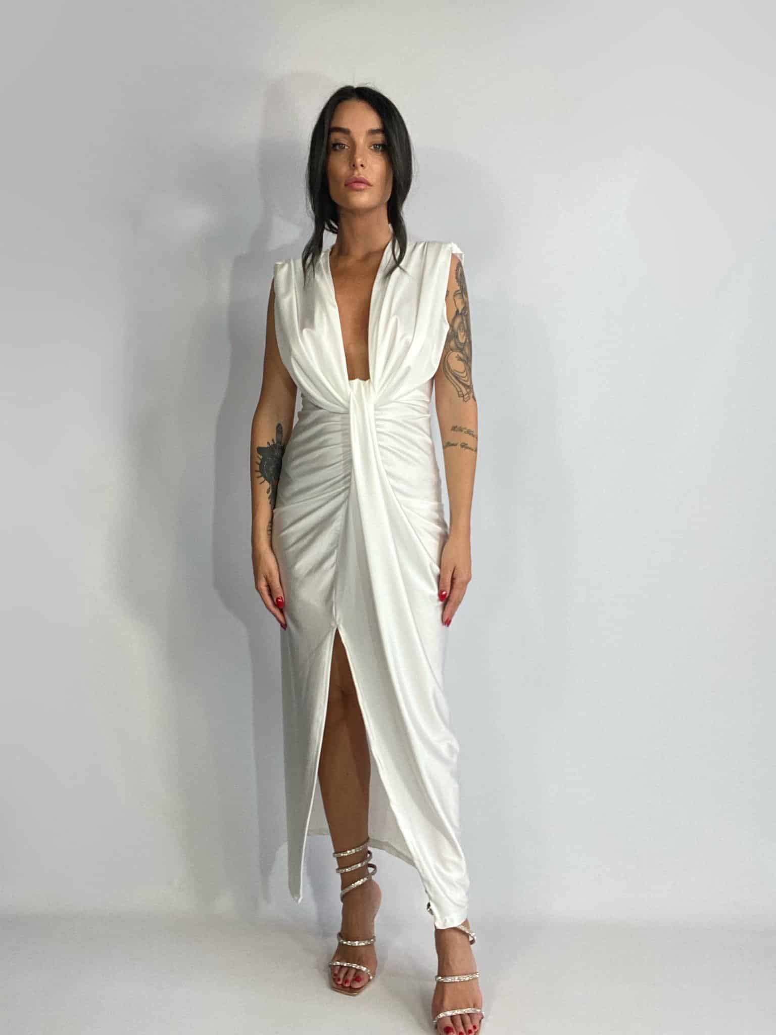 Maxi Dress 80s - Bianco