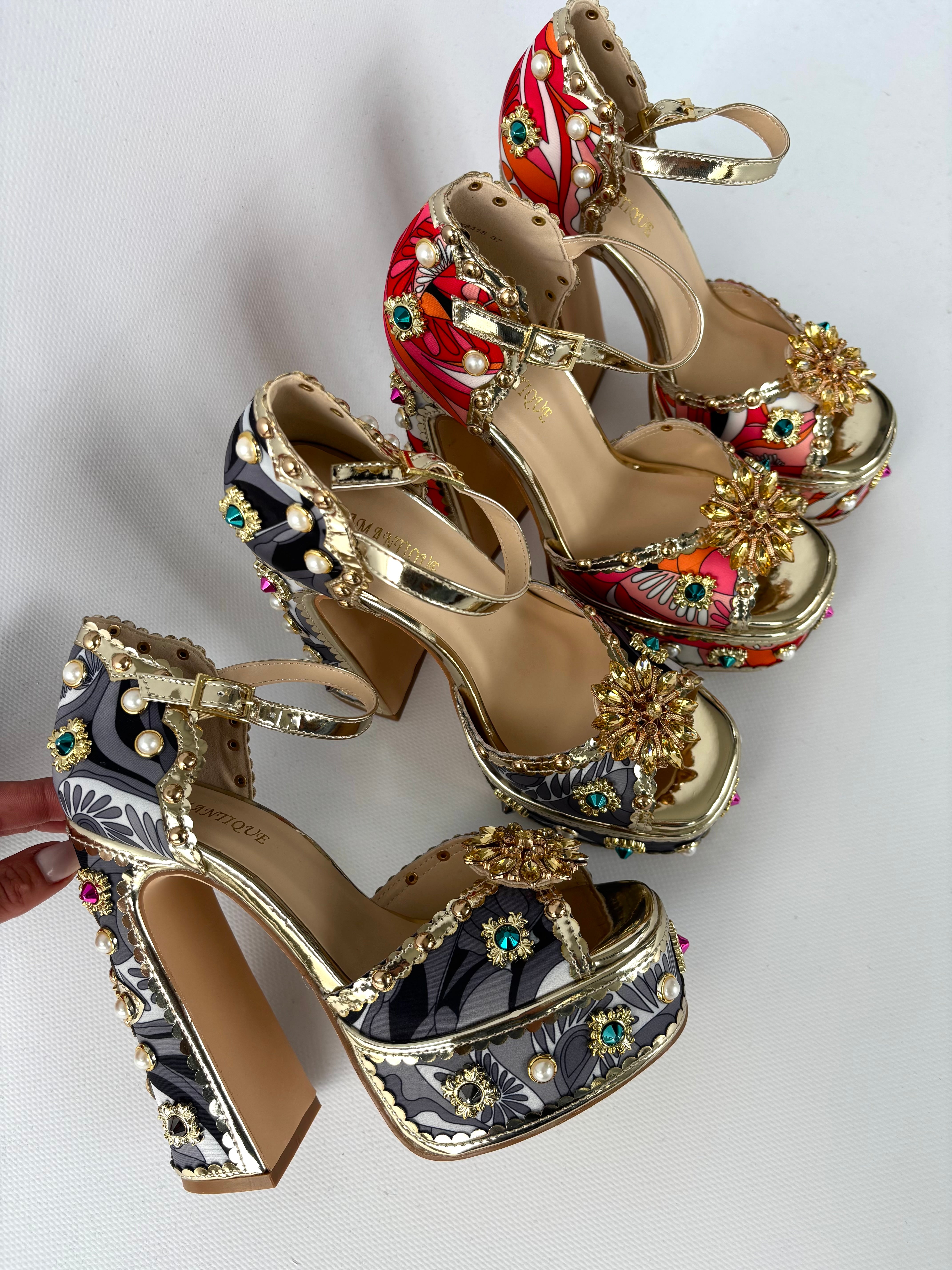 Sandali Sicily Super Platform - Nero