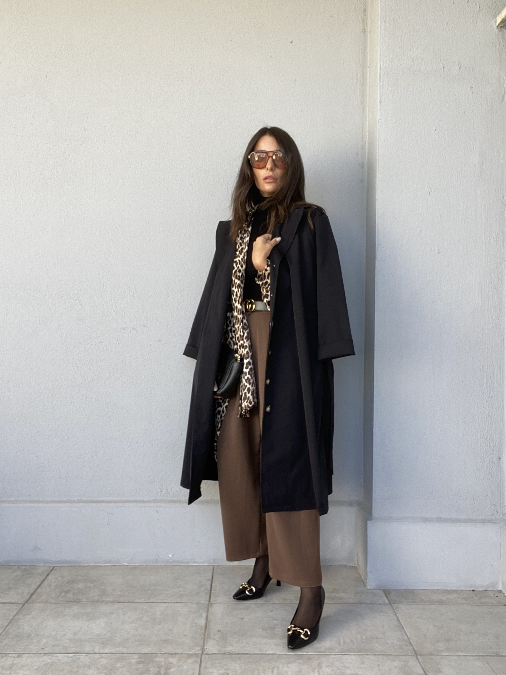 Trench con Bottoni - Panna