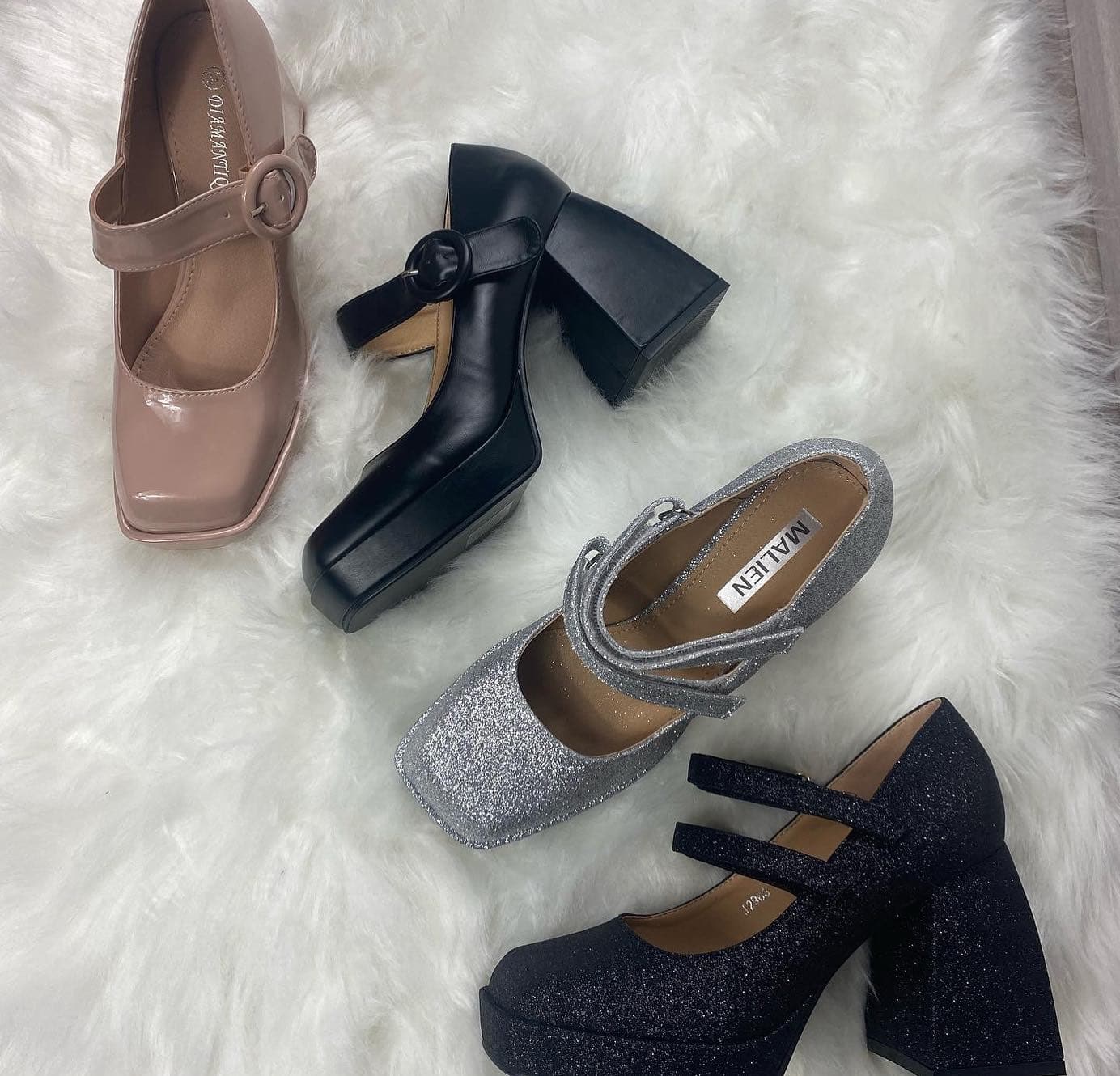 Tacchi Mary Jane - Nero Opaco