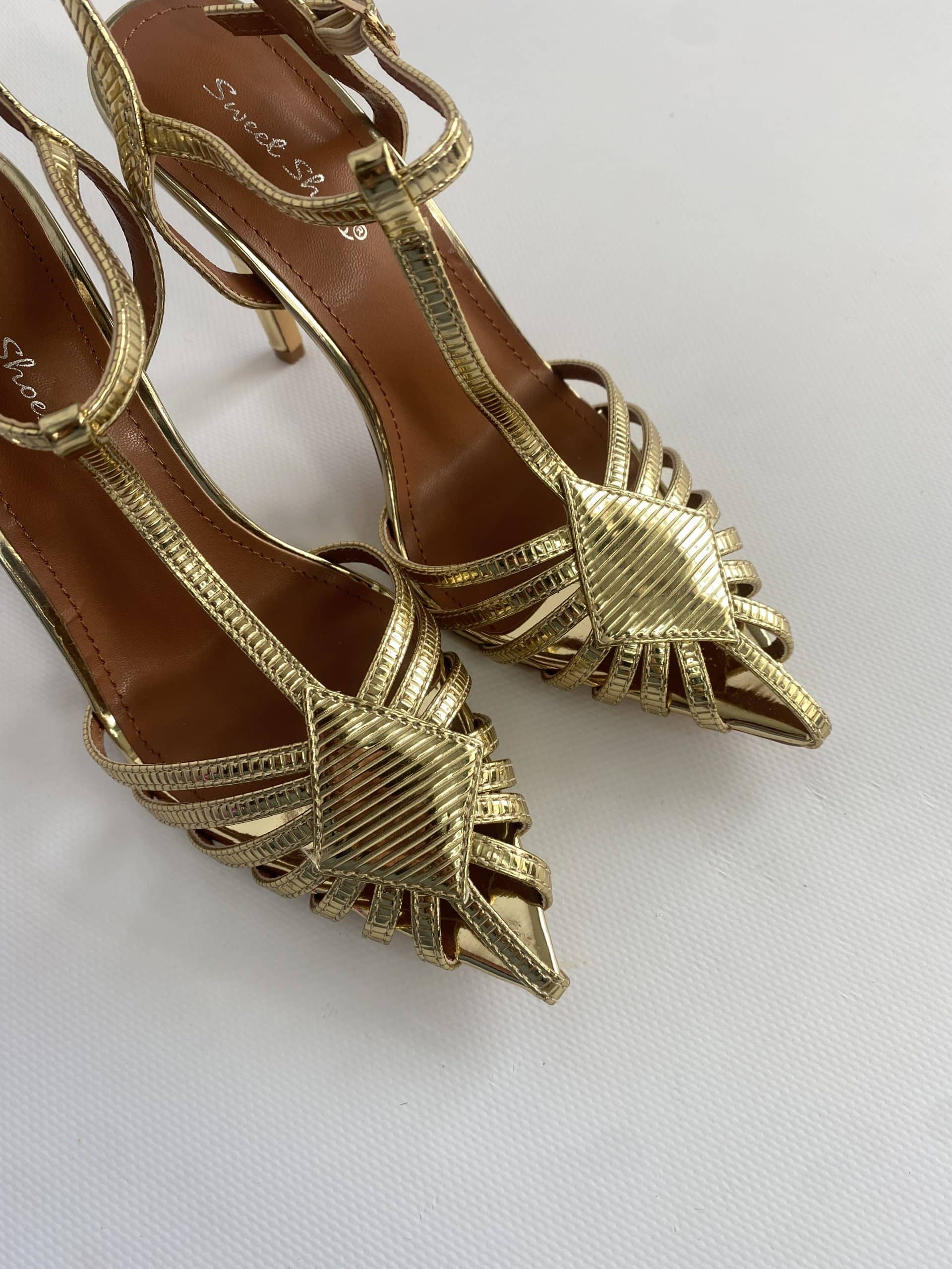 Sandali Silla T-bar - Oro