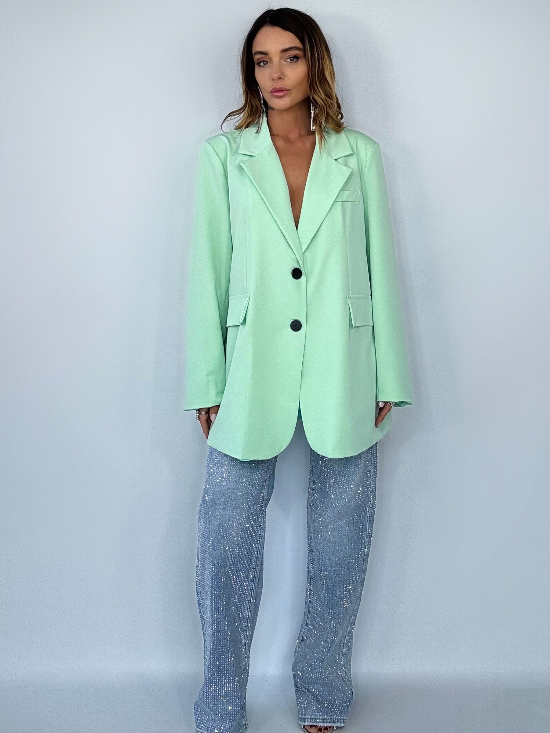 Blazer Super Over - Verde Menta