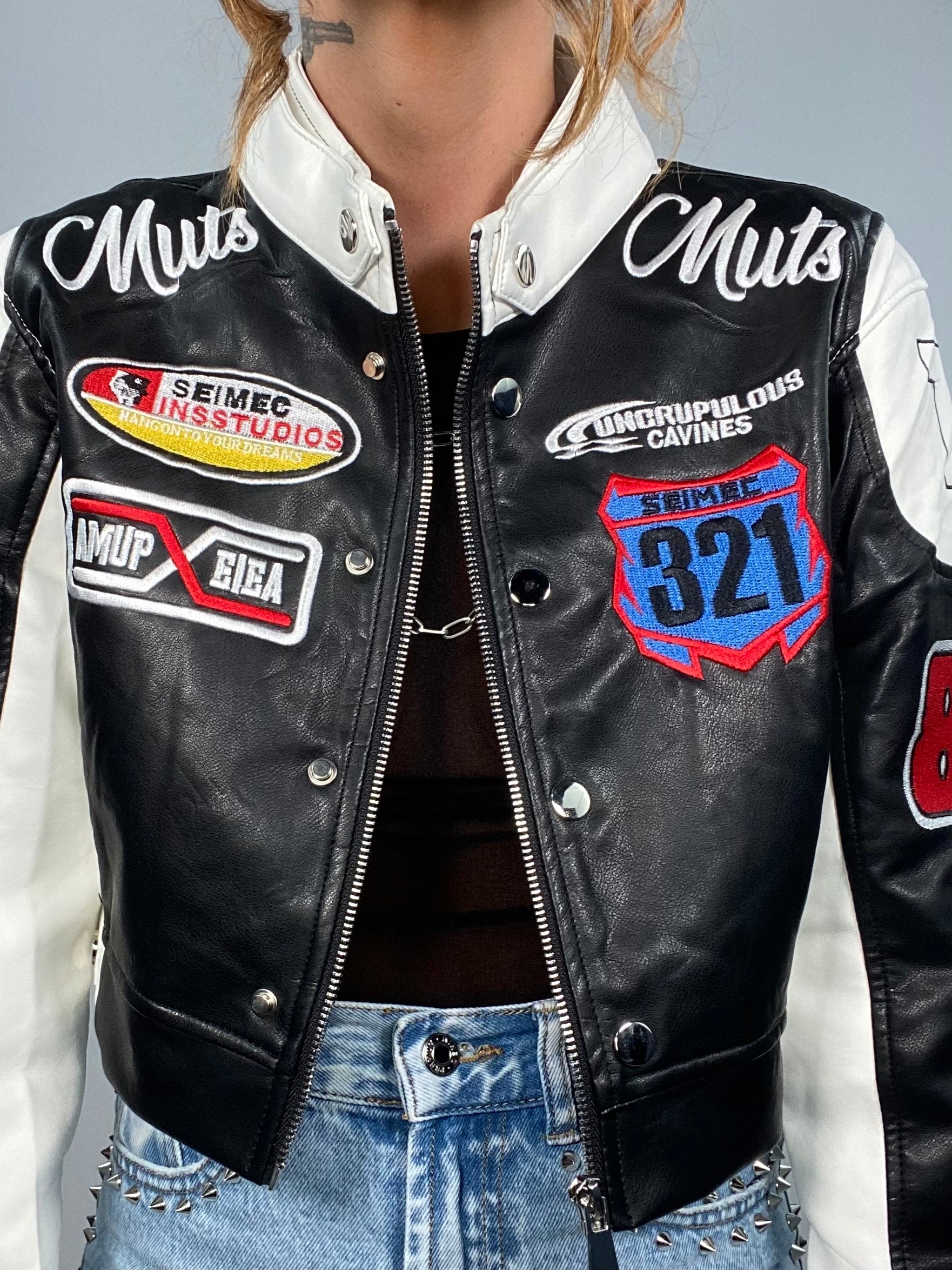 Chiodo Supercrop Motocross - Nero/ Bianco.