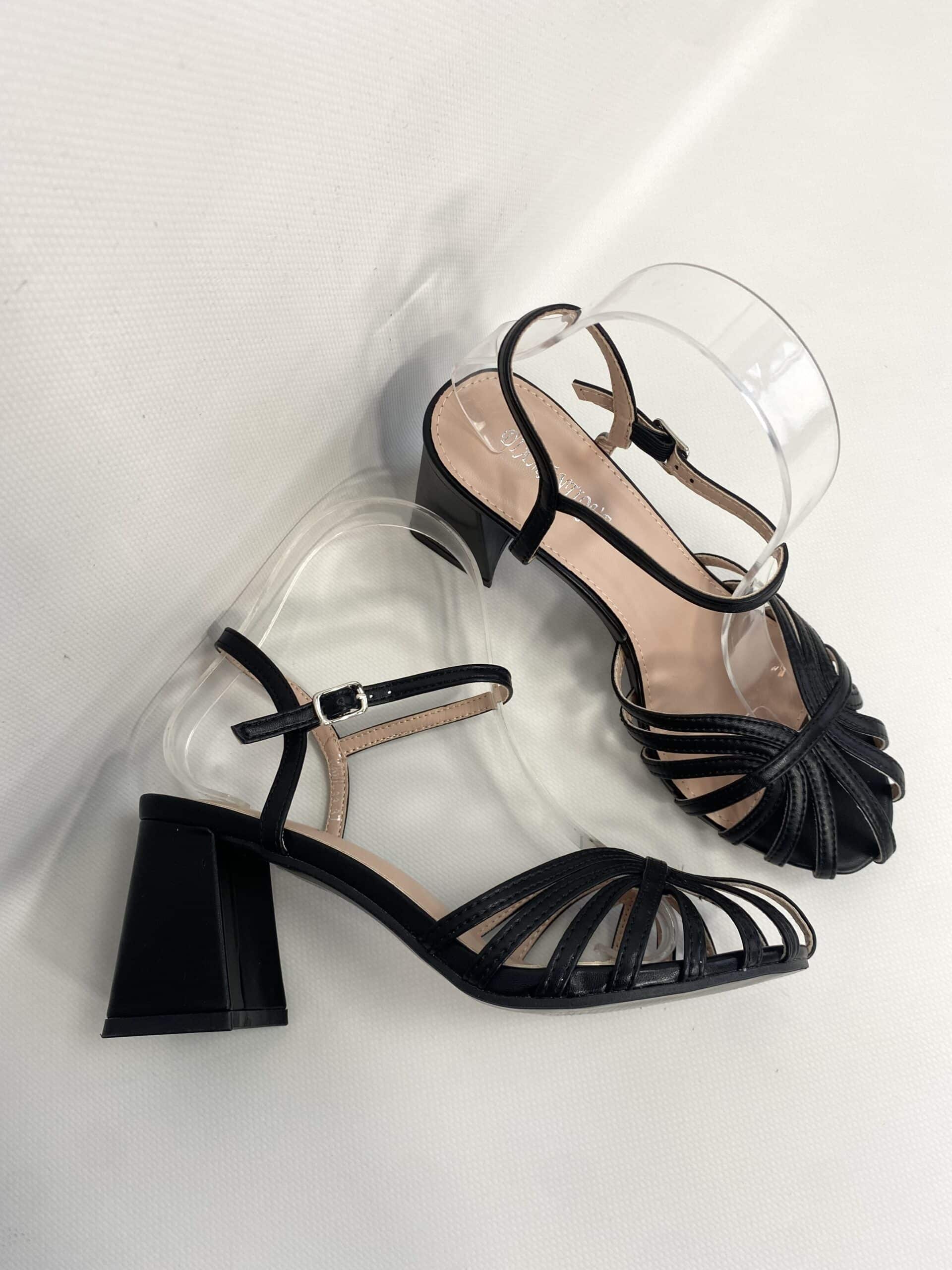 Sandali Tango Medium Comfort Heels - Nero