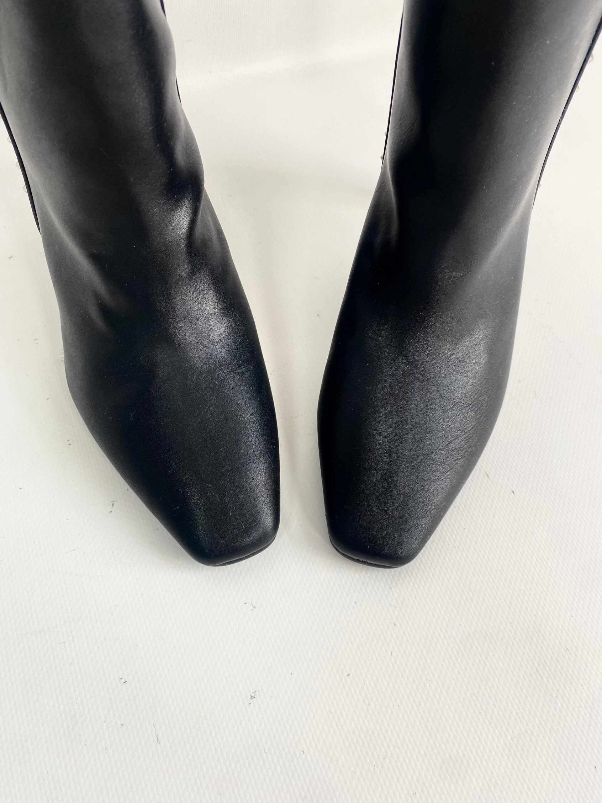 Stivaletti con Borchie - Nero