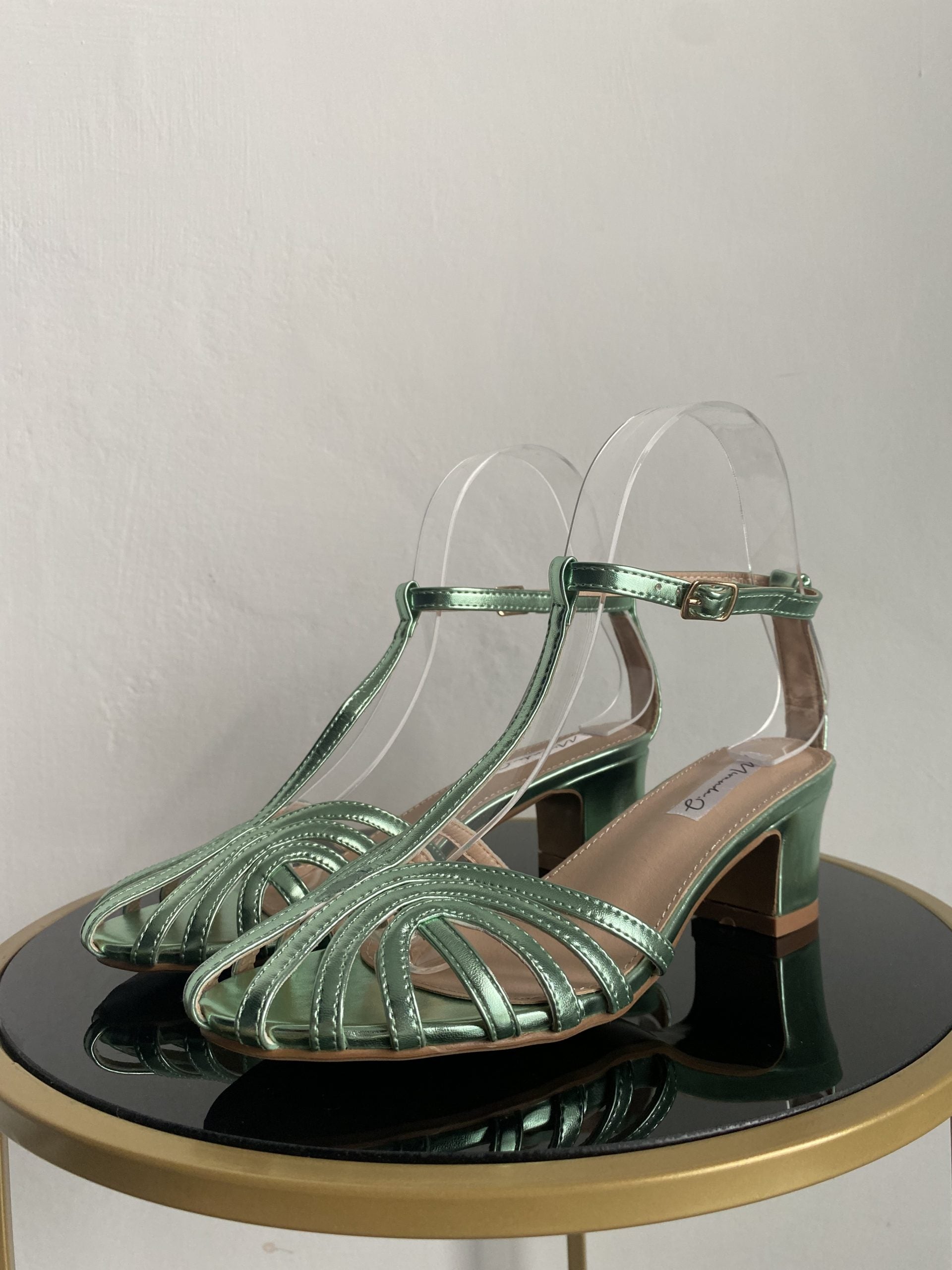 Sandali Tango Lover Low heels -  Verde