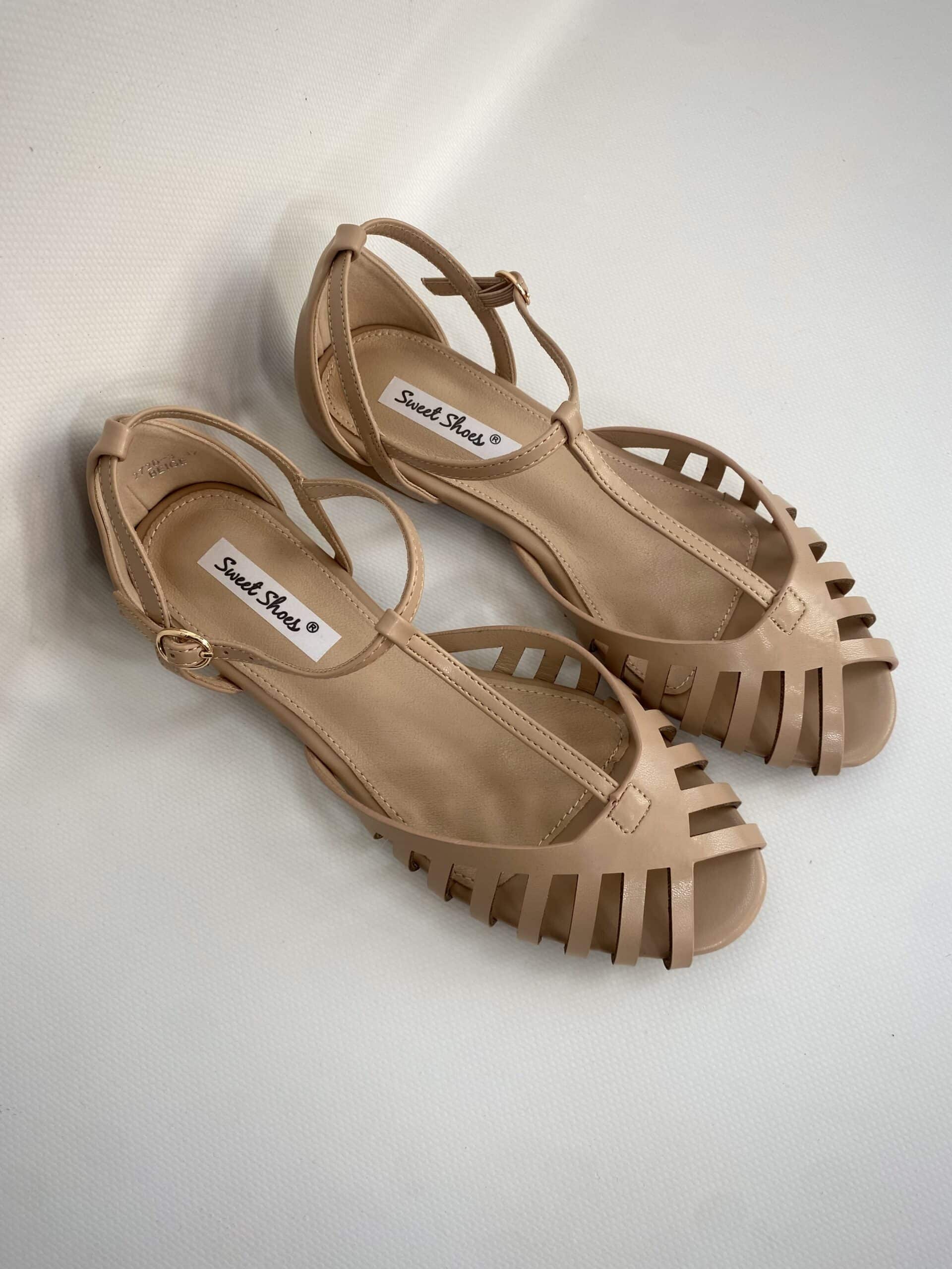 Sandali New Silla Flat - Nude