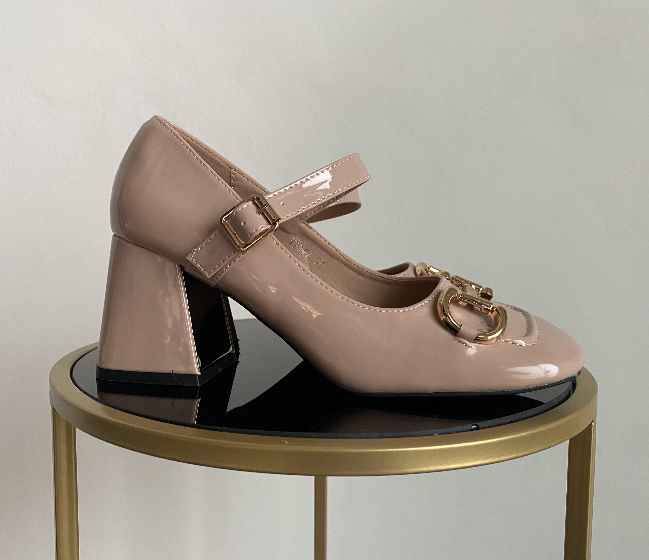 Mary Jane Morsetto Dorato - Nude