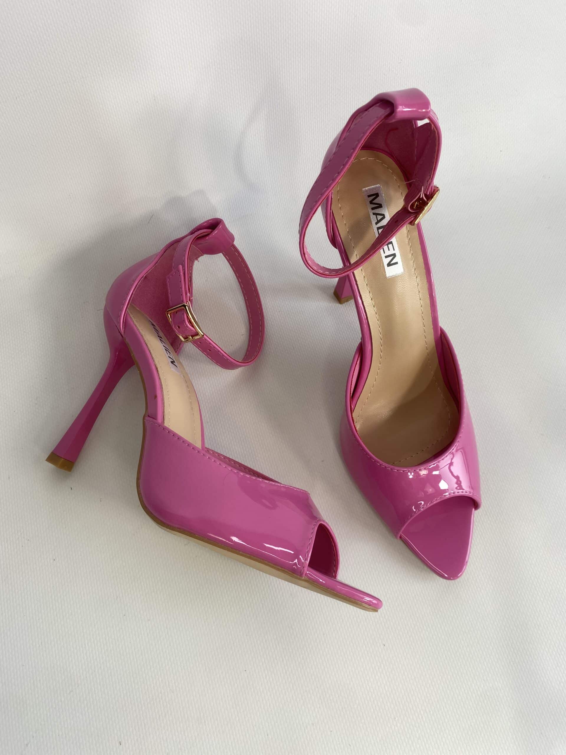 Sandali Pin Up - Vernice Fucsia