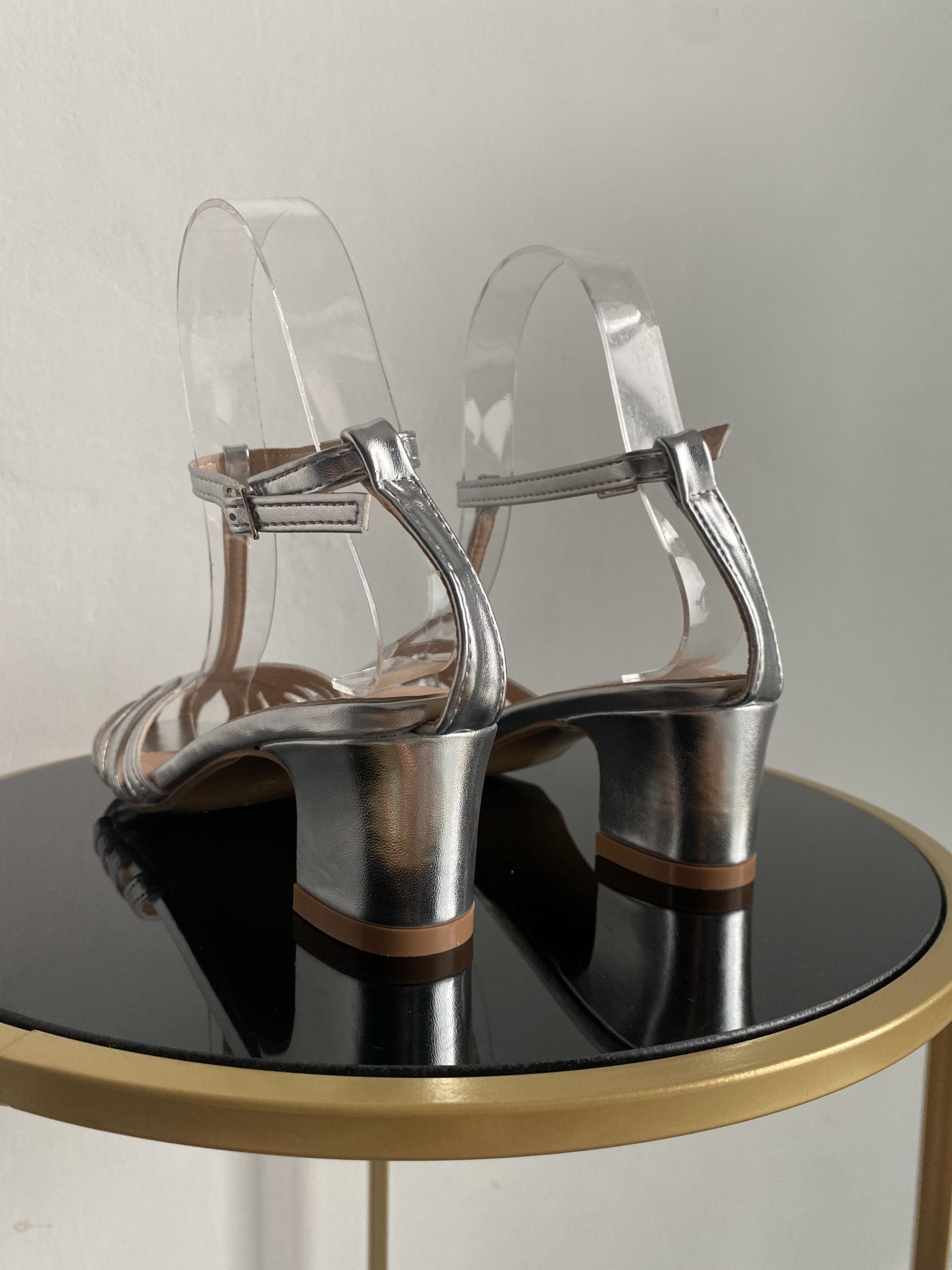 Sandali Tango Lover Low heels -  Argento