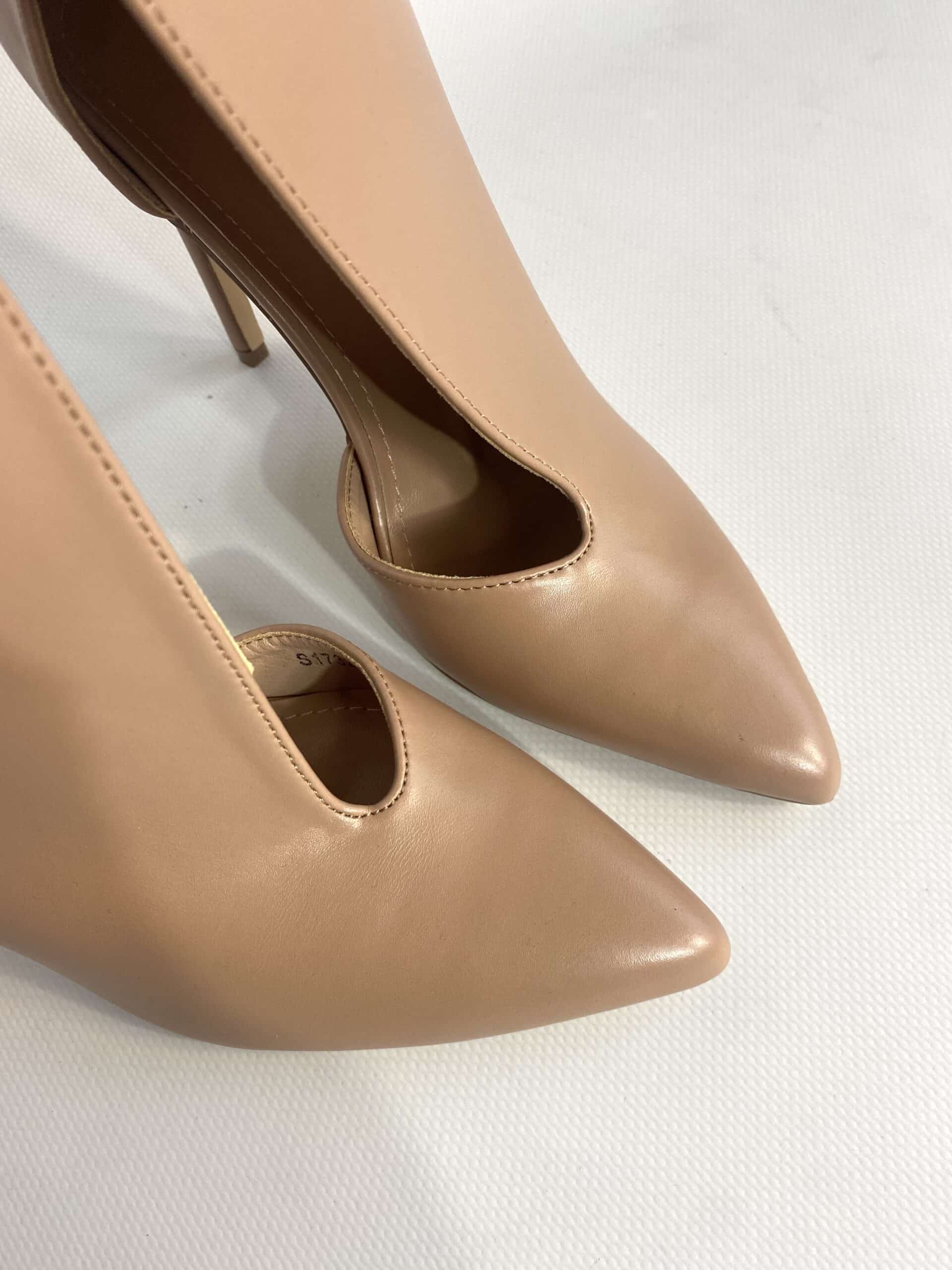 Tronchetto cut out - Simil Pelle Nude