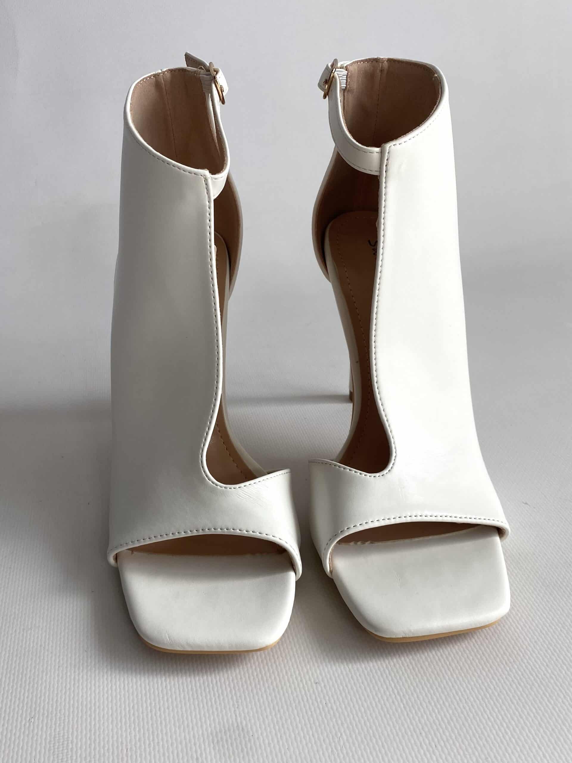 Tronchetto cut out spuntato -  Bianco