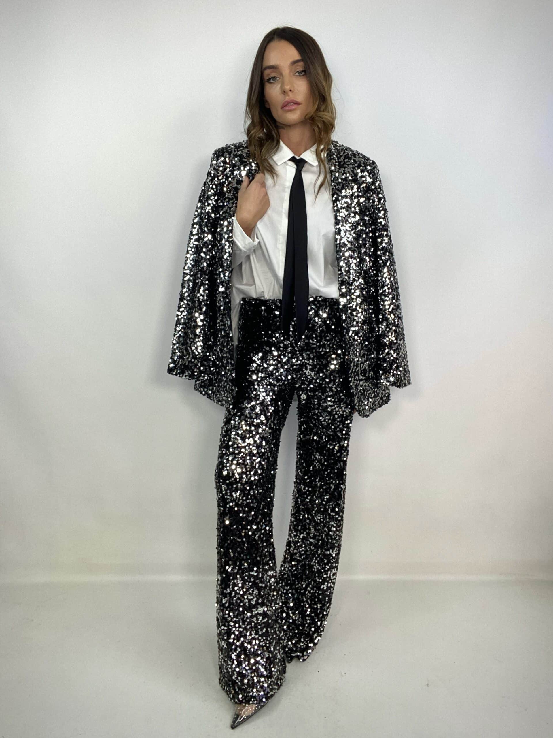 Camicia Over con Cravatta - Bianco