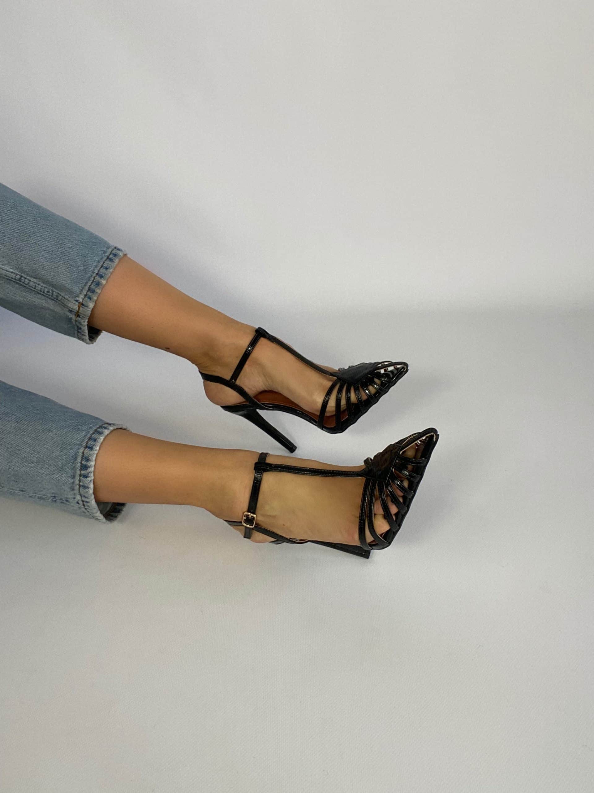 Sandali Silla T-bar - Nero