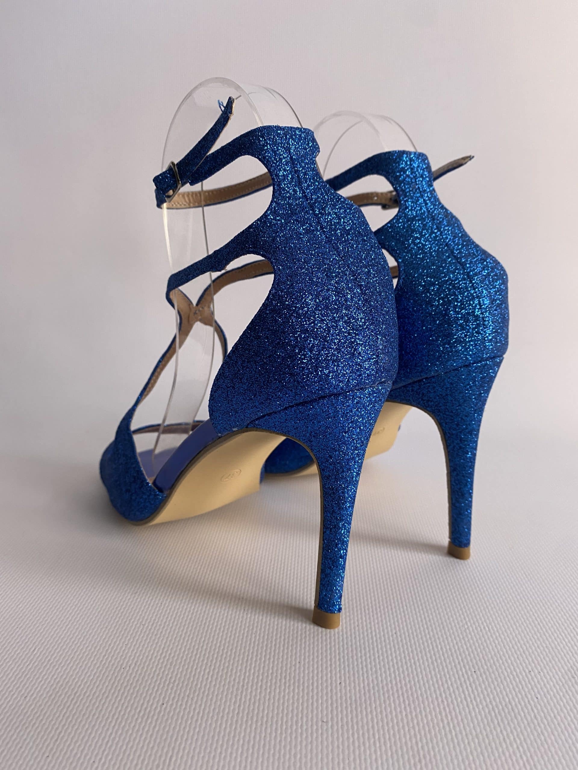 Sandali Sally Glitter  - Blu